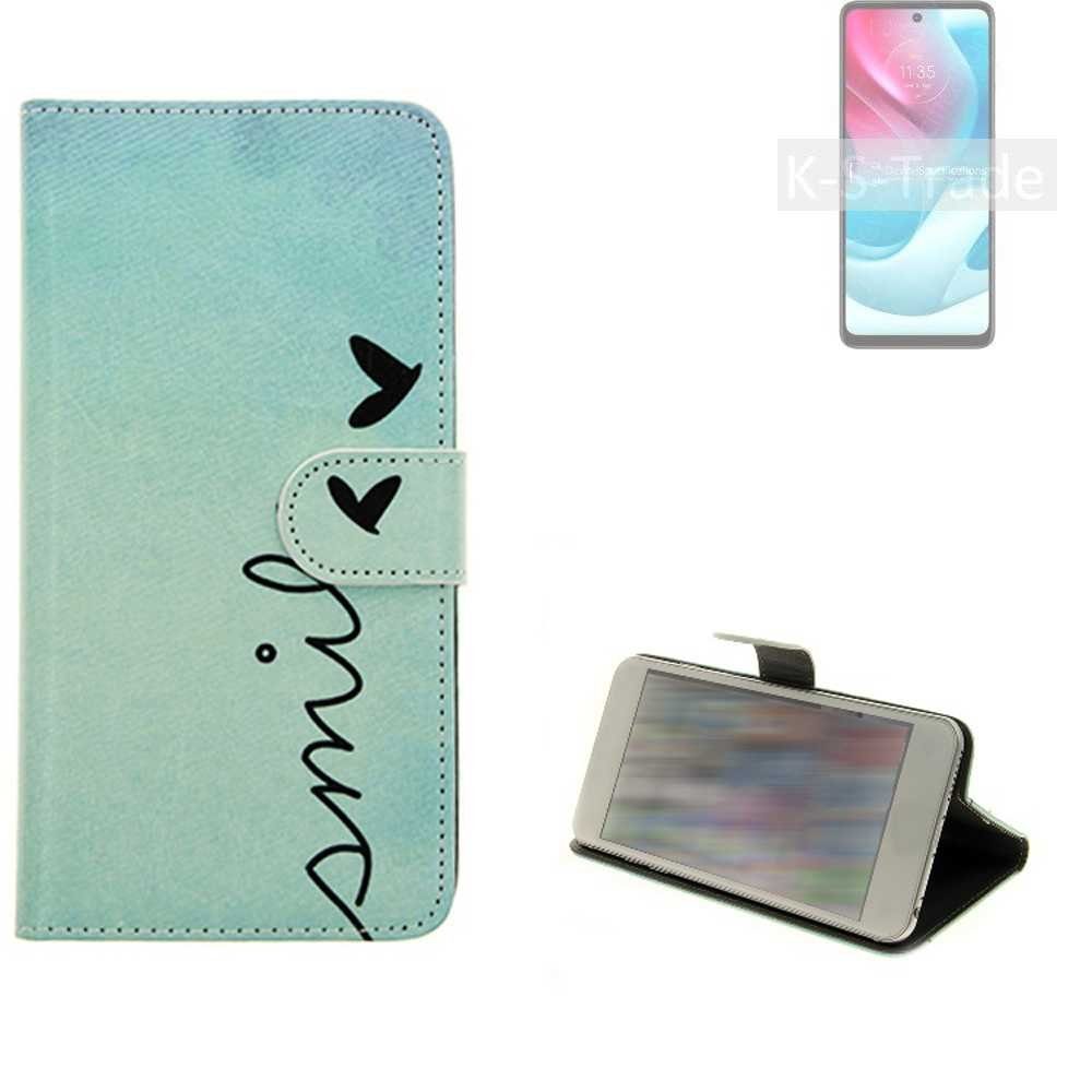K-S-Trade Handyhülle für Motorola Moto G60S, Schutz Hülle Handy Hülle Hülle Handyhülle cover bookstyle Etui