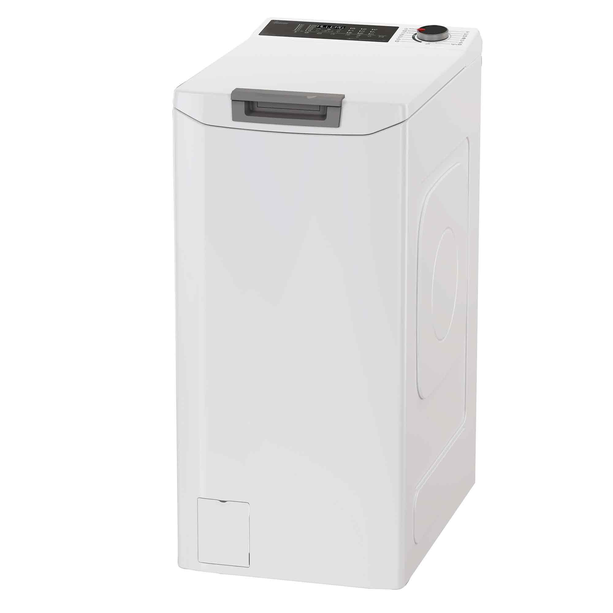 Hoover Waschmaschine Toplader THOSQ276TM6-S, 7 kg, 1200 U/min, Schnelles & Sicheres Beladen, Wi-Fi und Bluetooth, Dampf Funktion – Bild 2 von 4