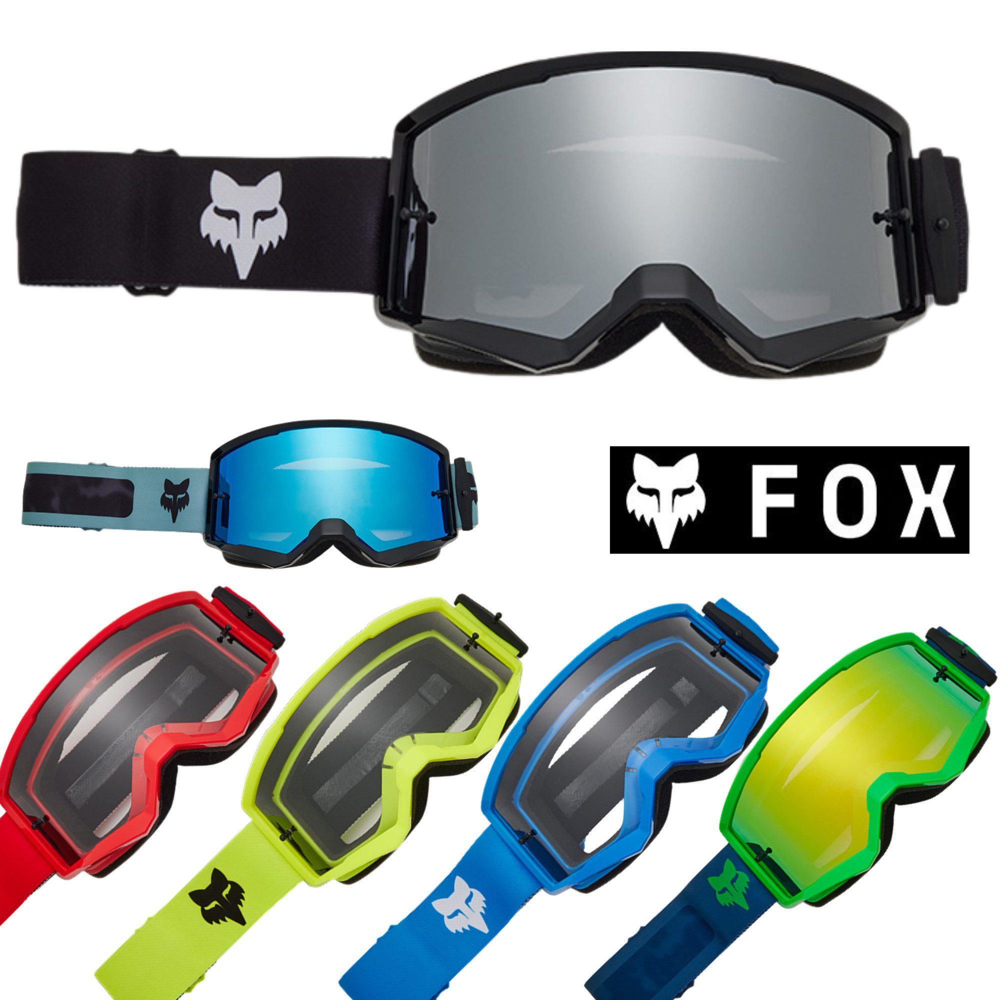 Fox Racing Motorradbrille Fox Main Motocross Schutzbrille Goggle