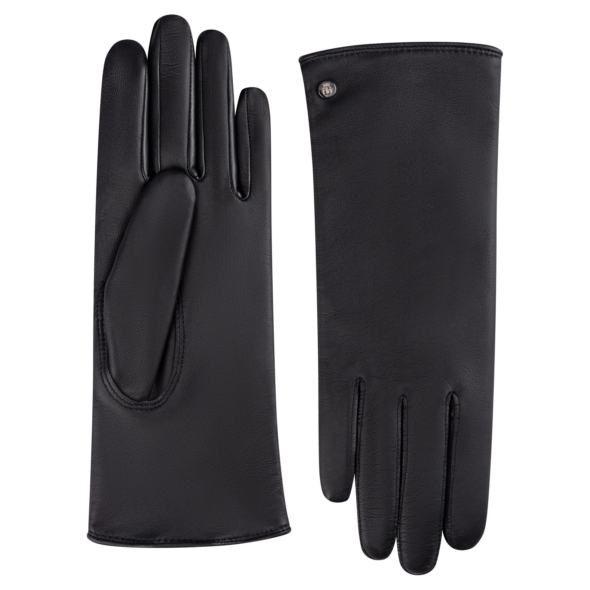 Roeckl Lederhandschuhe SCHÖNEFELD Fingerhandschuhe mit Teddyfell