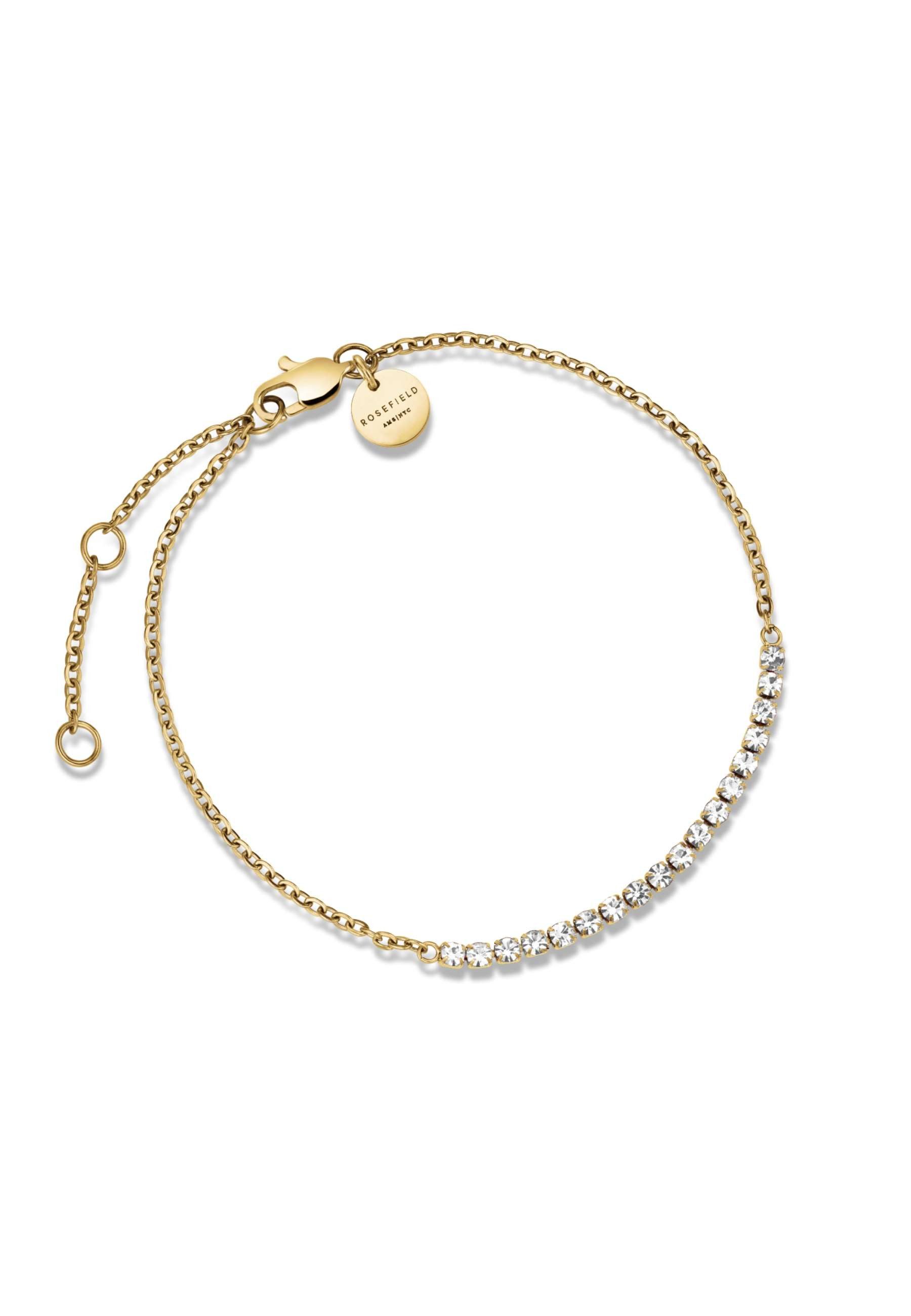 ROSEFIELD Armband ROSEFIELD Tennisarmband Goldfarben