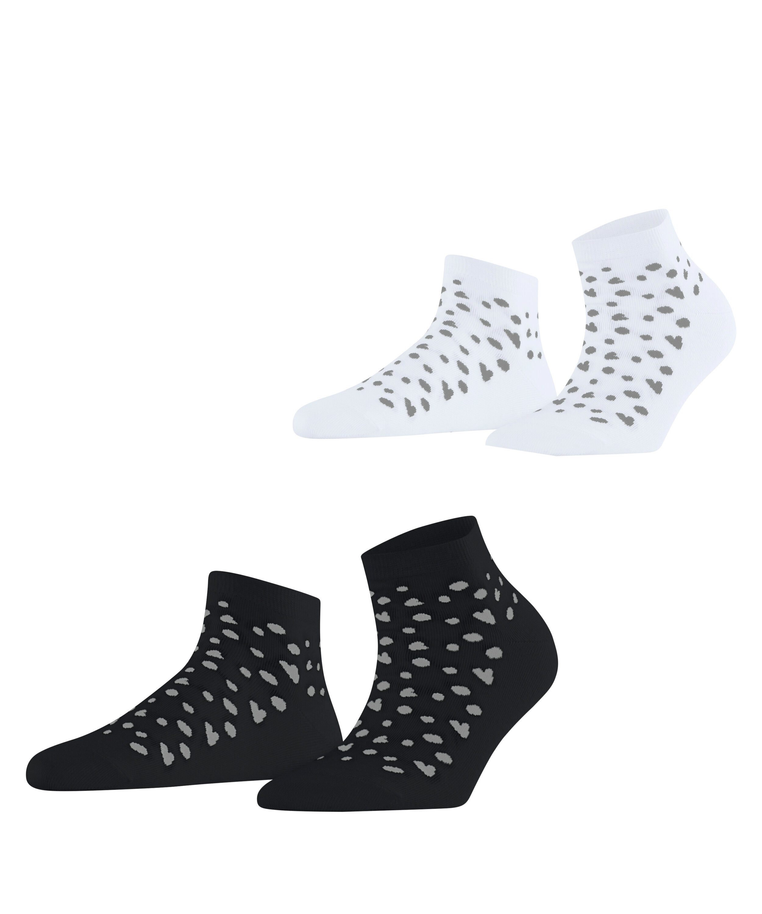 Esprit Sneakersocken Esprit Playful Hearts 2-Pack Damen (2-Paar)