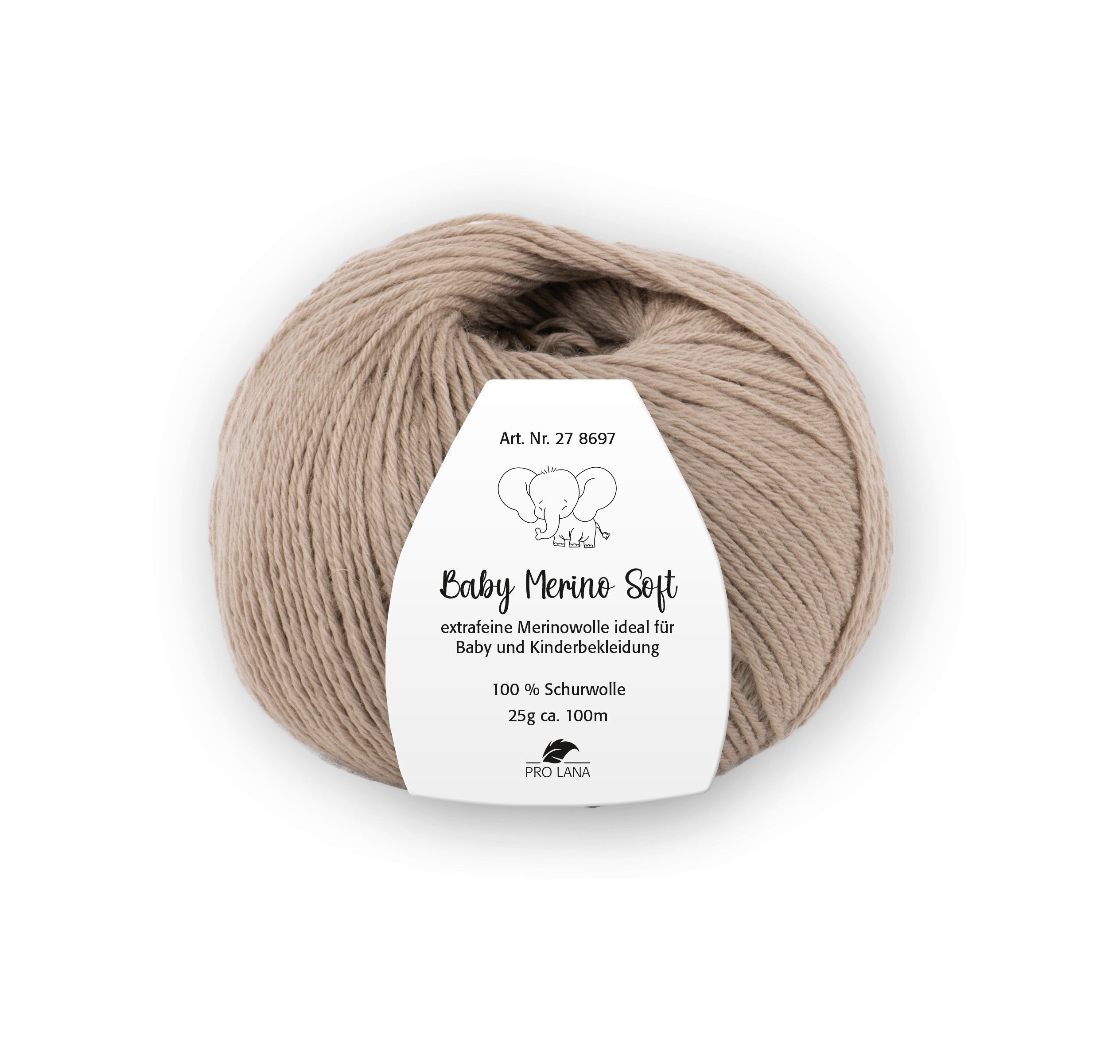 Pro Lana Baby Merino soft Häkelwolle, 100 m (Baby Merino Soft Wolle, zartes Gefühl auf der Babyhaut), 25 g