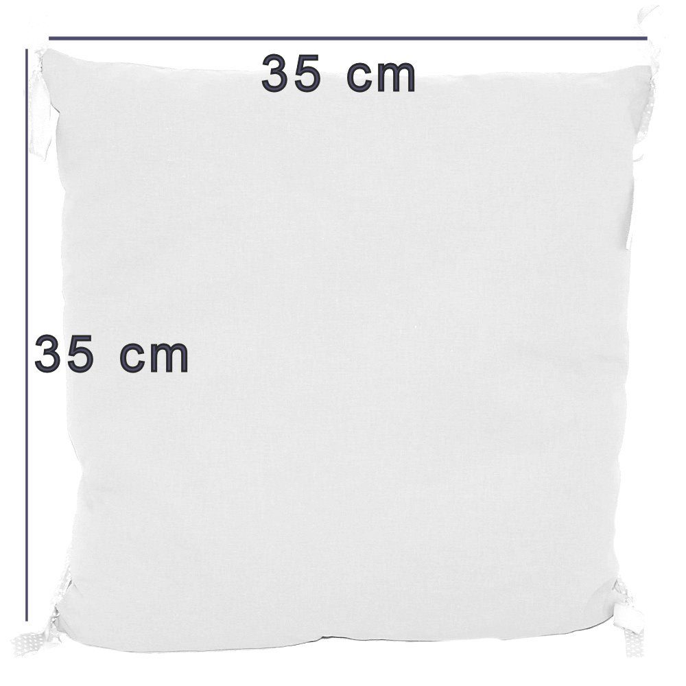 Primawela Babybettwäsche Bettwäsche Bettset Waffelpiqué - 6 x Kissen -Nestchen Vollstoff Himmel, 5 teilig