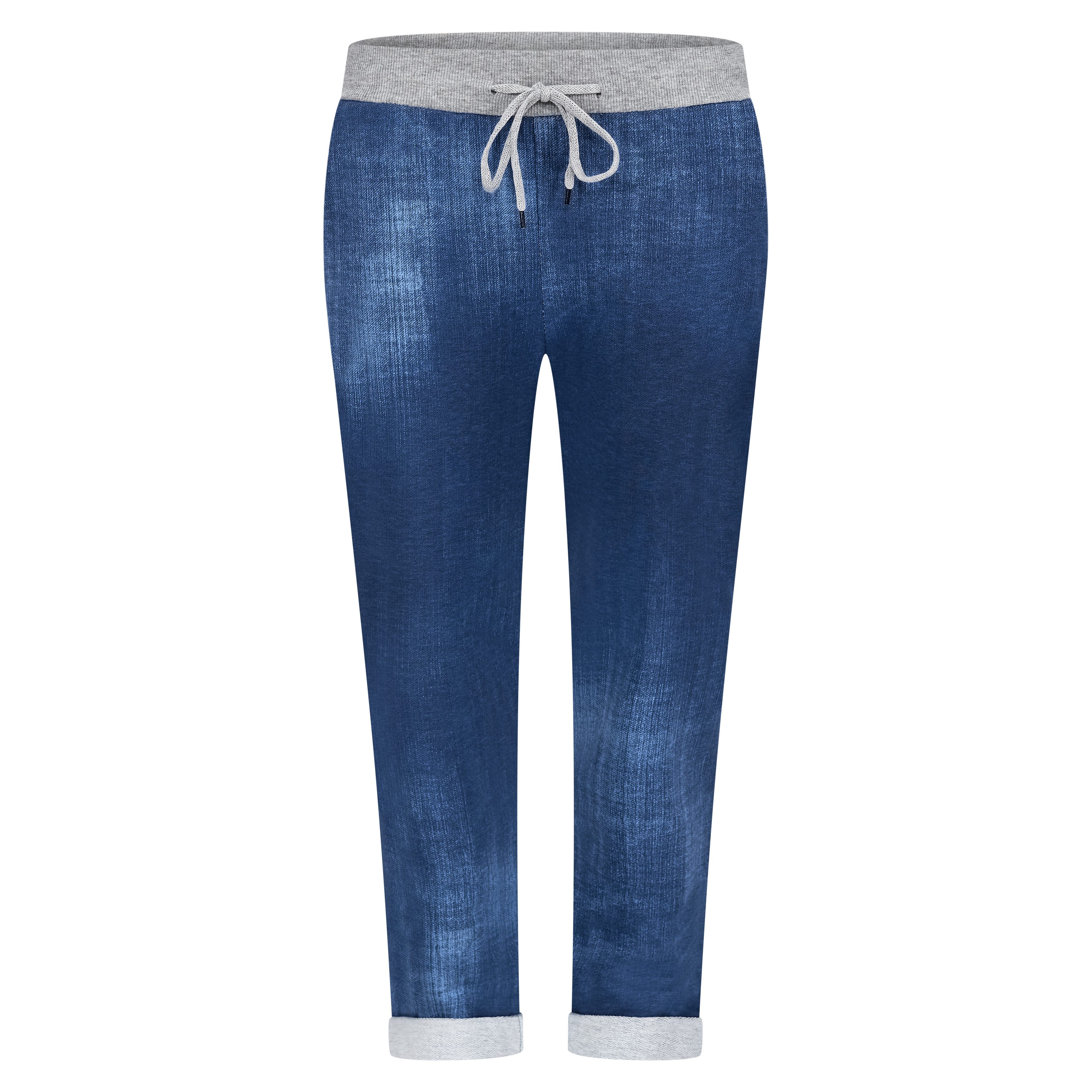 Mississhop Chinohose Damen Hose Blumen Jogginghose günstig online kaufen