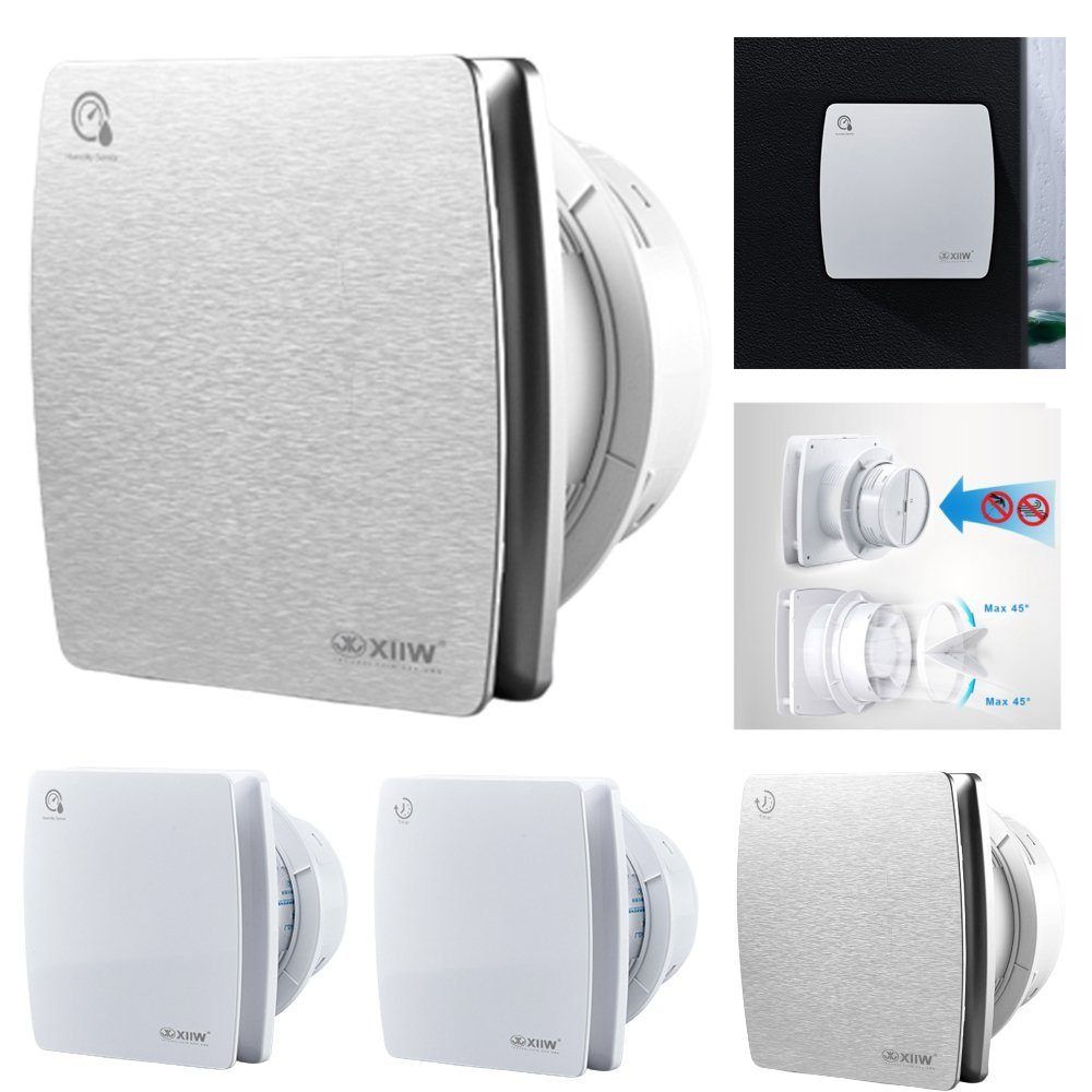 XERSEK Wandventilator Badlüfter leise Ø 100mm IPX4 Nachlauf Bad WC Wand Ven günstig online kaufen