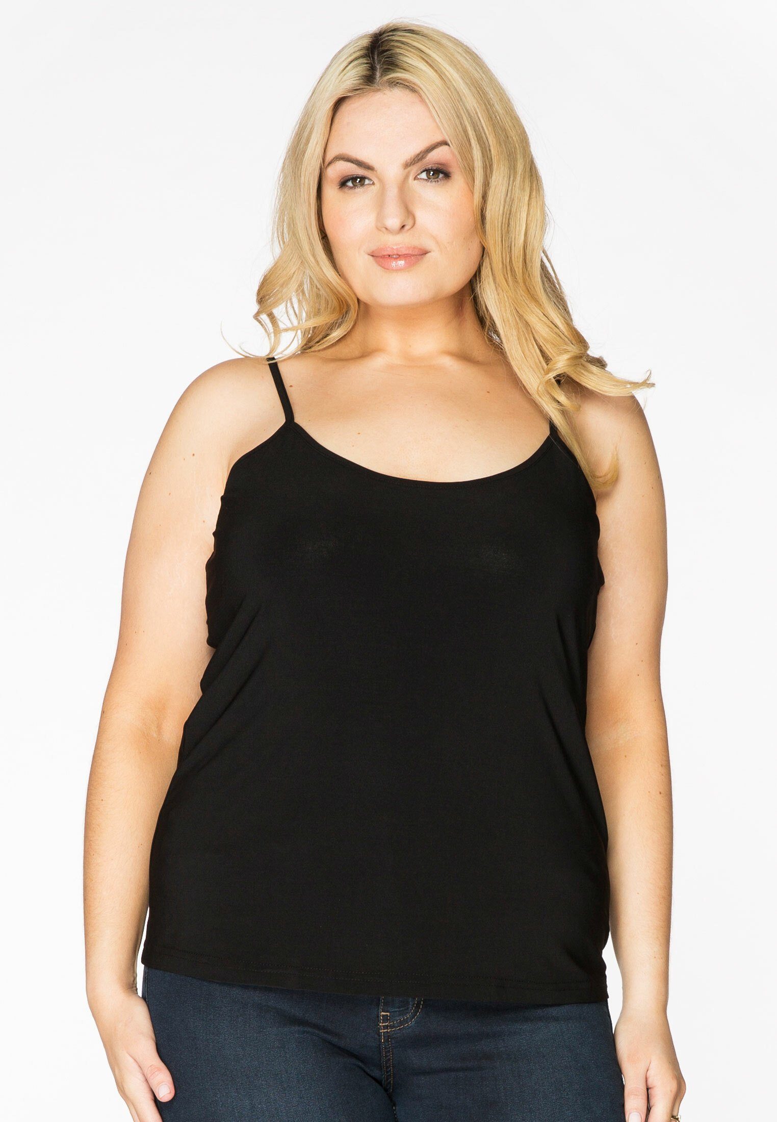 YOEK Shirttop Damen ärmellos Große Größen. Reduzierter Preis € 36,00. Unverbindliche Preisempfehlung € 45,00