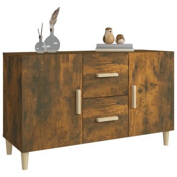 möbelando Sideboard Torres (BxHxT: 100x60x36 cm), in Räuchereiche mit 2 Schubladen und 2 Türen