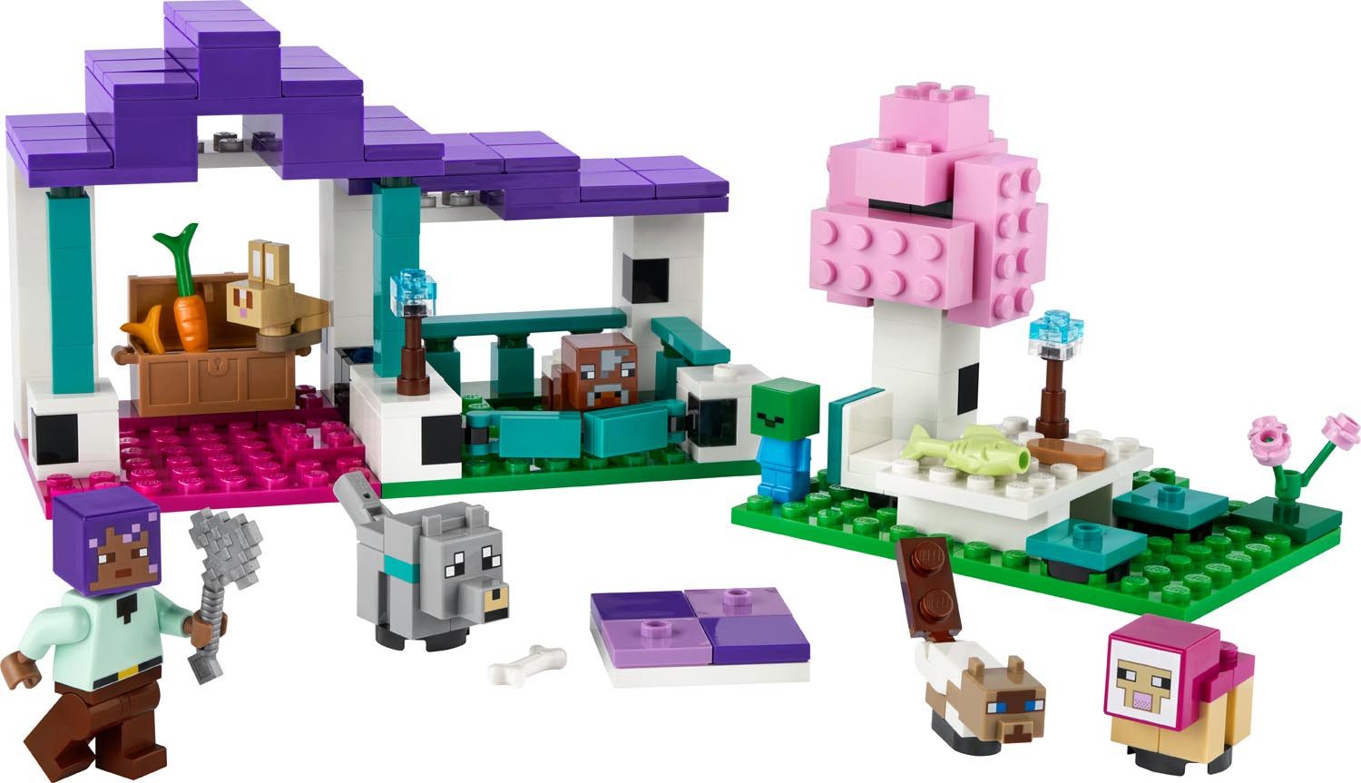 LEGO® LEGO® 21253 Minecraft - Das Tierheim Konstruktions-Spielset günstig online kaufen
