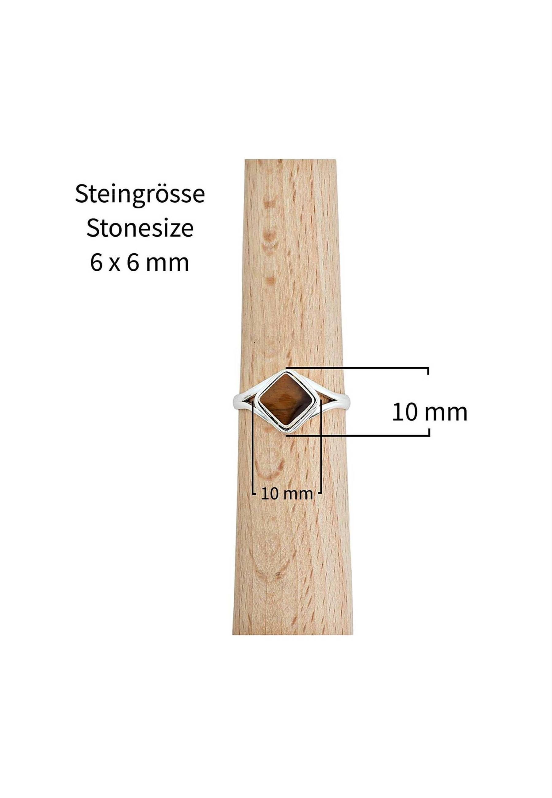 mit Tigerauge 925er mantraroma Silberring Silber