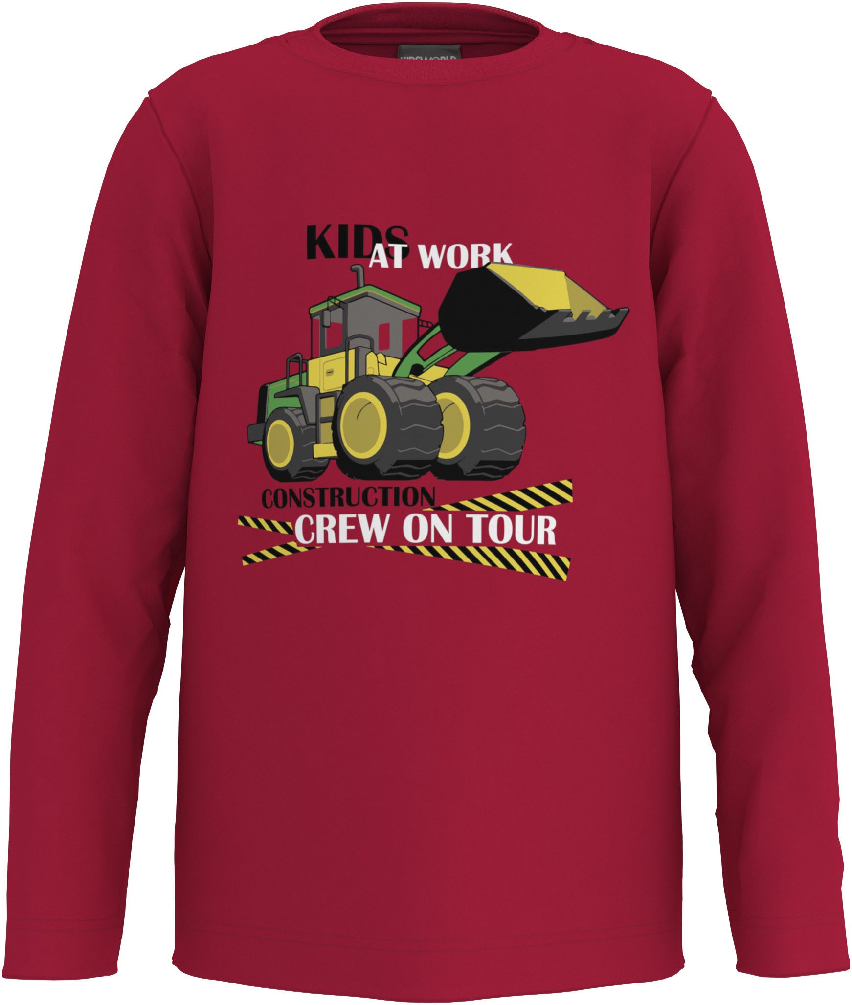 Langarmshirt CONSTRUCTION crew on tour