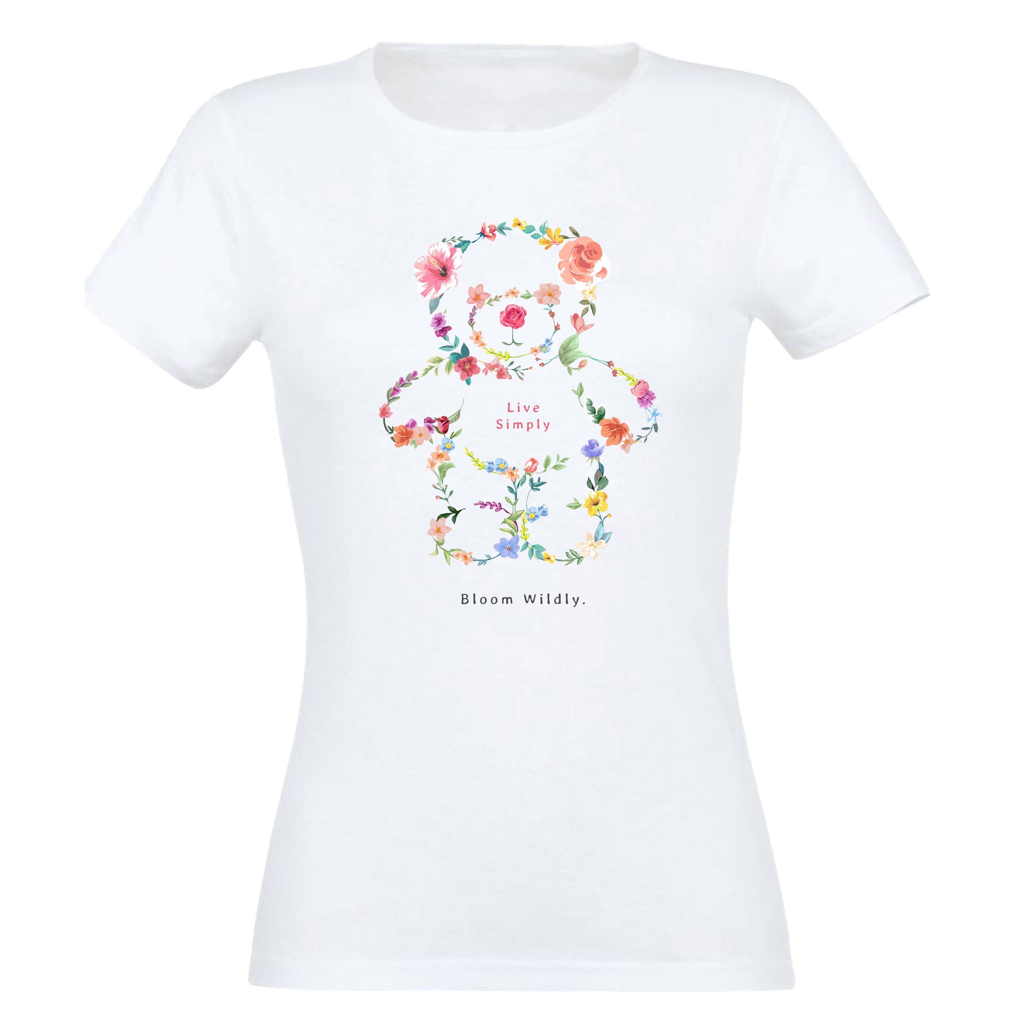 Banco T-Shirt Damen Sommershirt mit verschiedenen Bärendruck Streetwear Run günstig online kaufen