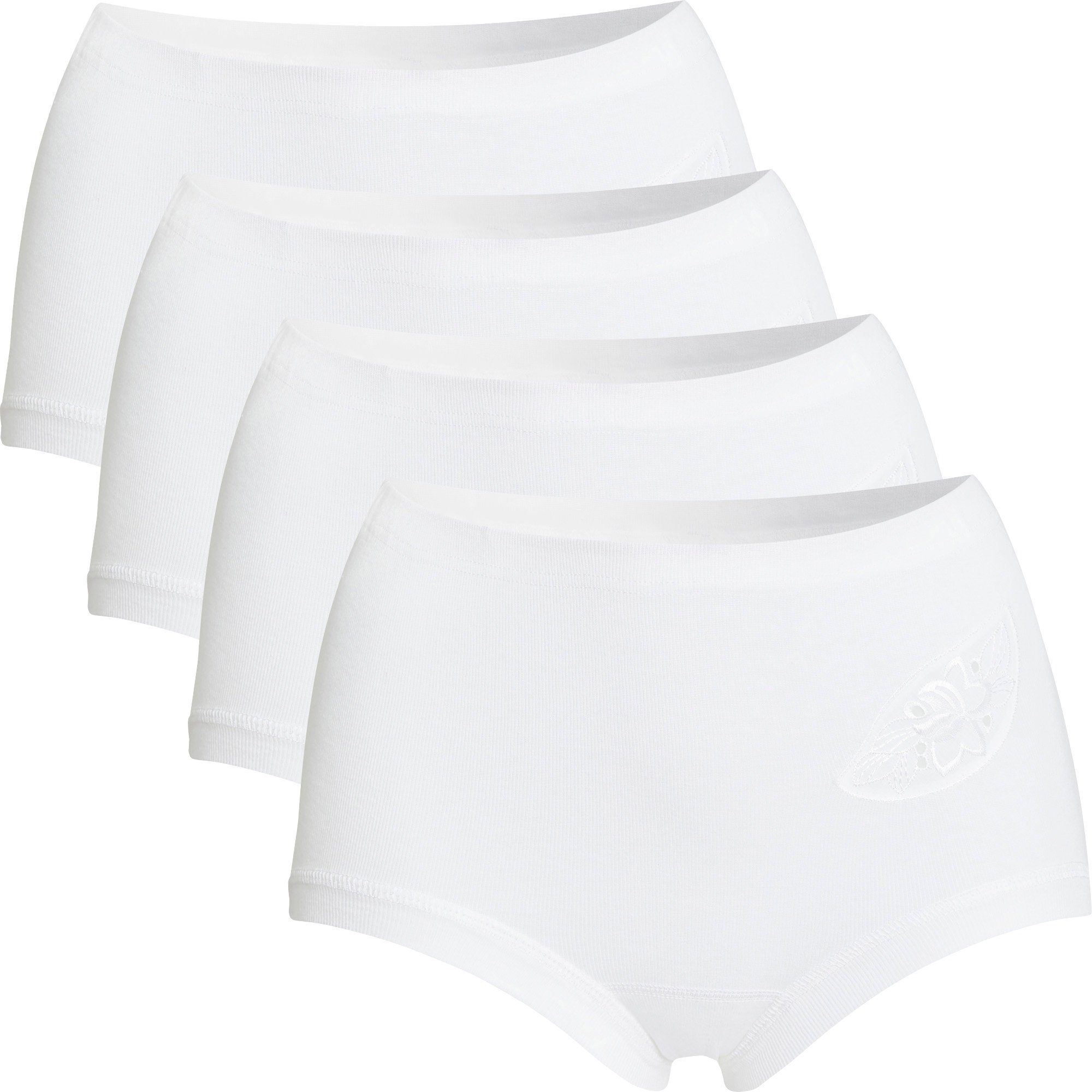 Slip Damen-Taillenslip 4er-Pack
