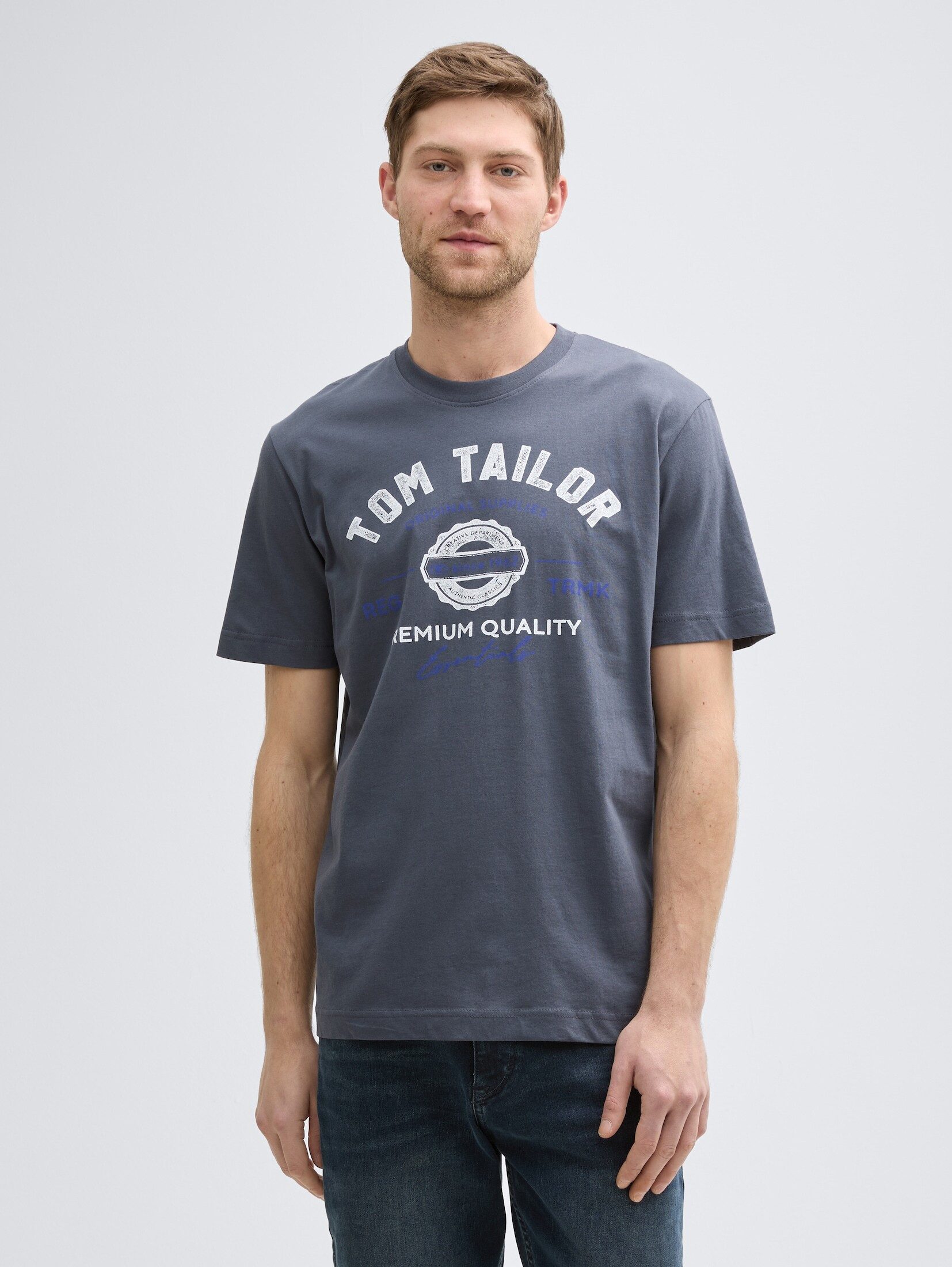 TOM TAILOR T-Shirt T-Shirt mit Logo-Print günstig online kaufen