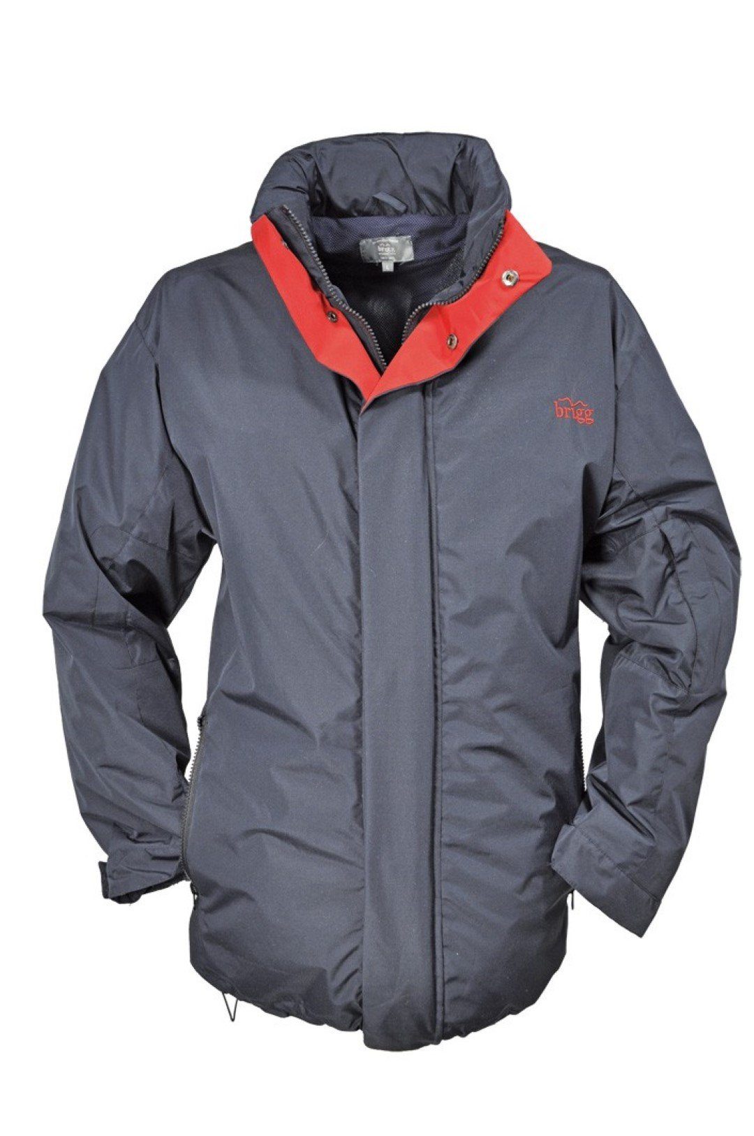 Brigg Regenjacke Sreet Jacket Übergangsjacke (oversize) übergrössen Jacke Kapuze im Kragen,Atmungsaktiv,Winddicht