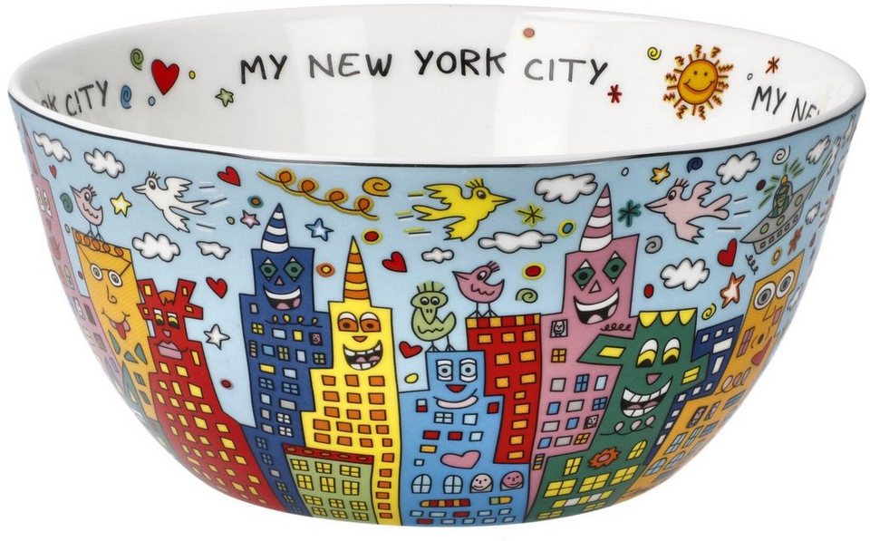 Goebel Schale James Rizzi - My New York City Day, Fine Bone China, Ein  ideales Geschenk
