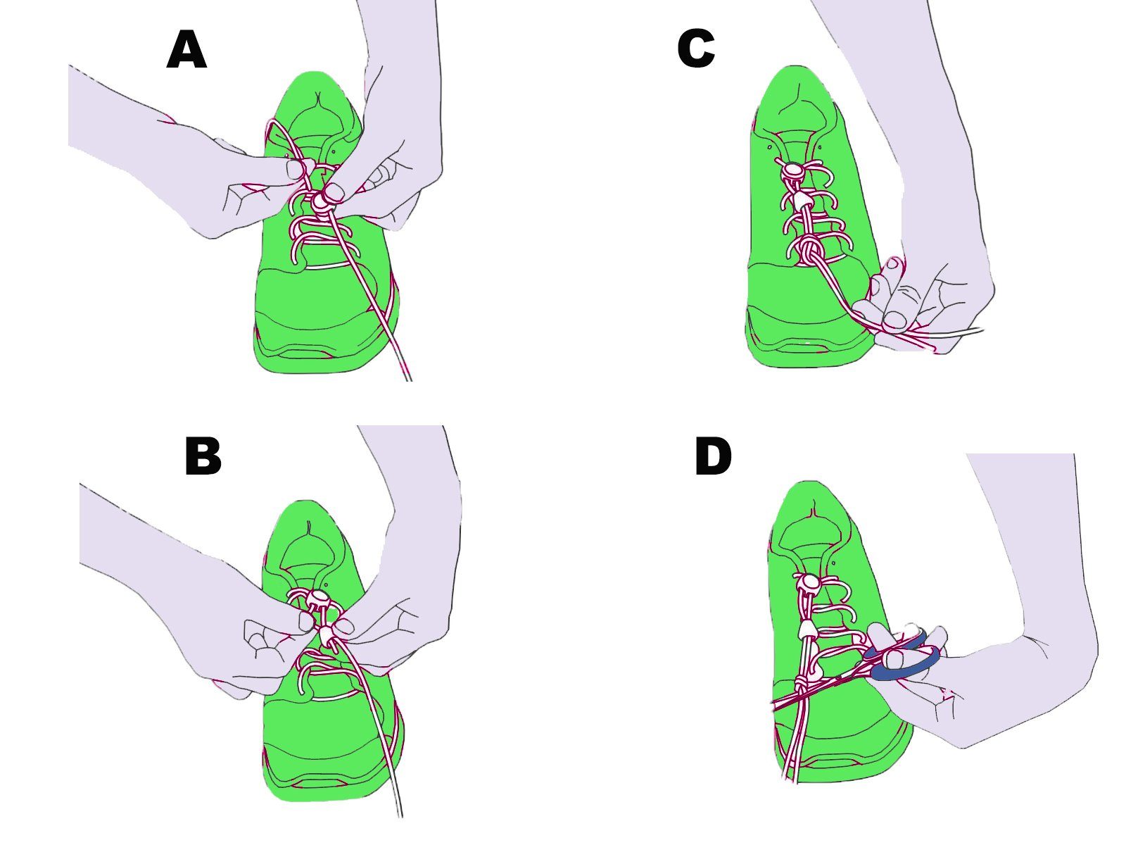 scarlet products Schnürsenkel, scarlet sport Schnürsenkel »Premium« 5 Paar 10 Paar Flex elastisch