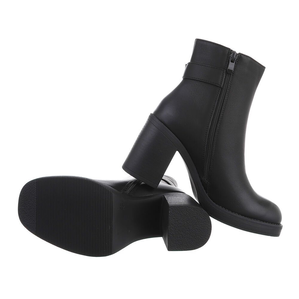 Ital-Design Damen Freizeit High-Heel-Stiefelette (81775149) Blockabsatz günstig online kaufen