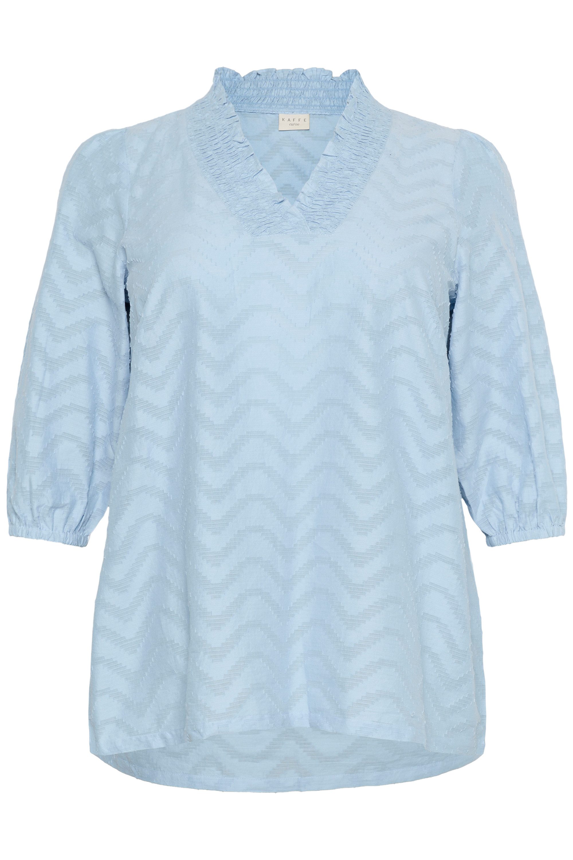 KAFFE Curve Langarmbluse Langarm-Bluse KCvitana Große günstig online kaufen