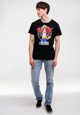 LOGOSHIRT T-Shirt One Piece - Luffy New World mit lizenziertem Print