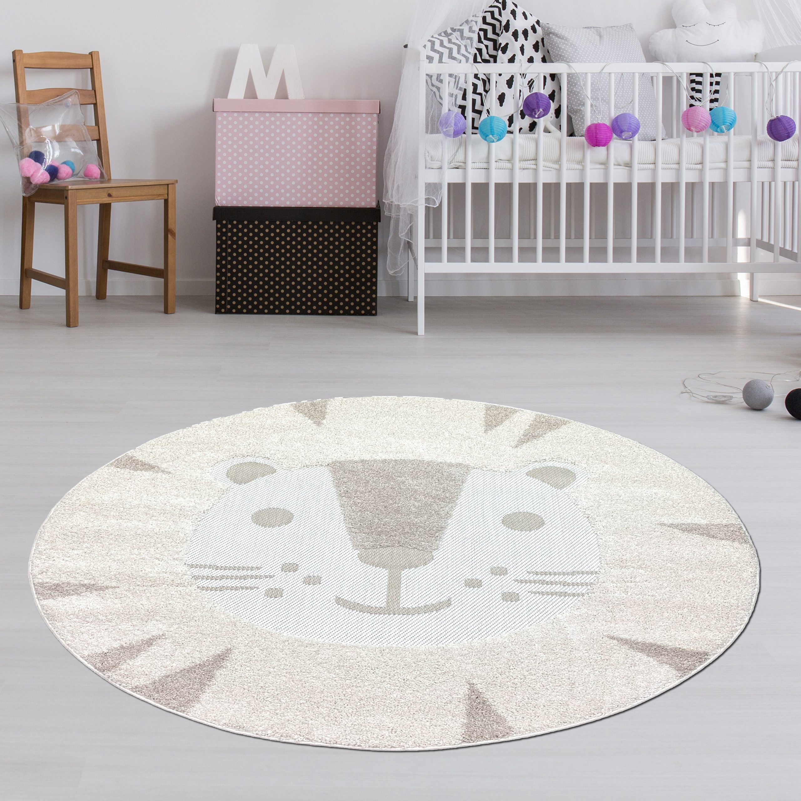 TeppichHome24 Kinderteppich „High Low“ Kinderzimmer Teppich günstig online kaufen