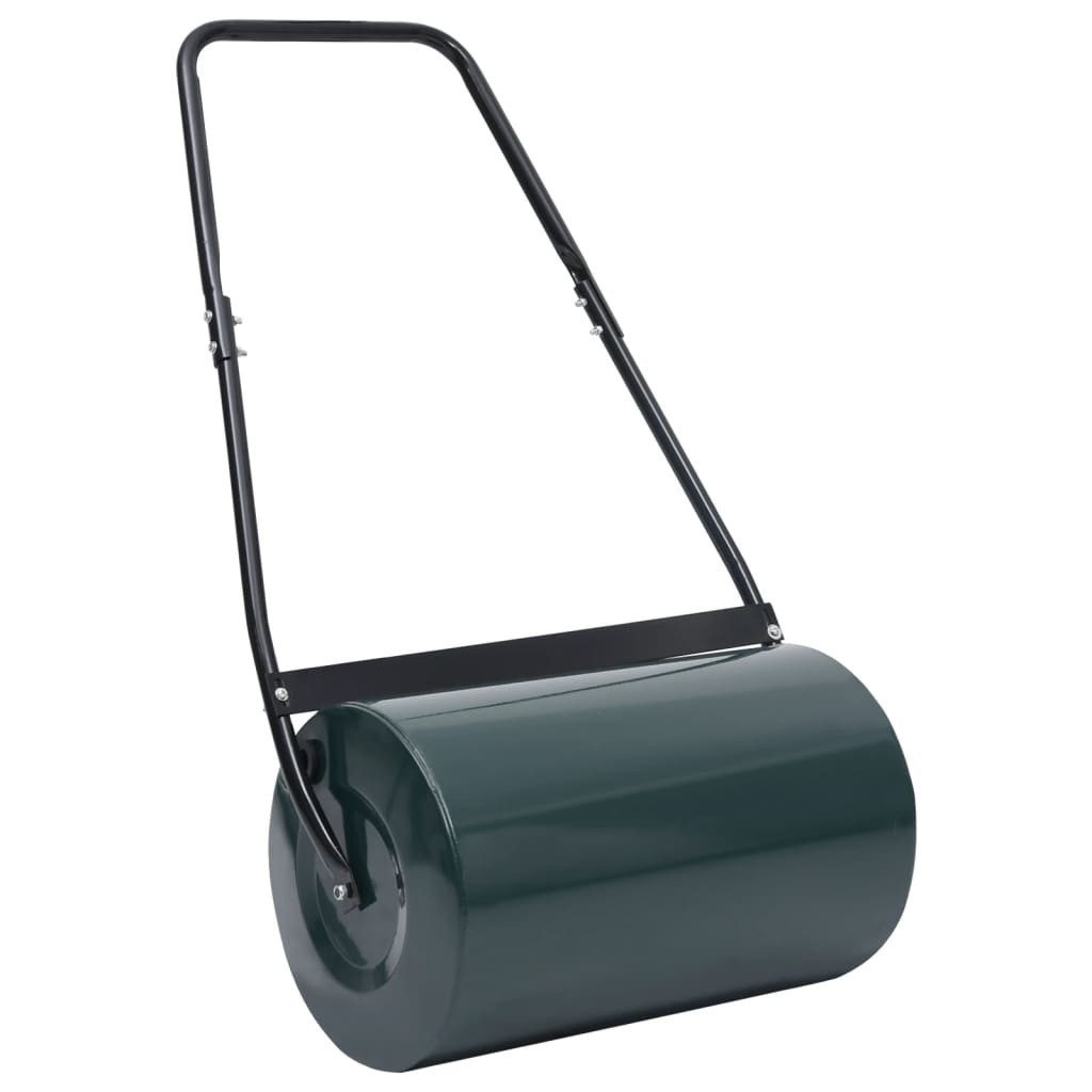 vidaXL Elektro-Rasentrimmer 32 x 57 cm Rasenwalze Grün und Schwarz 63 cm 50 L