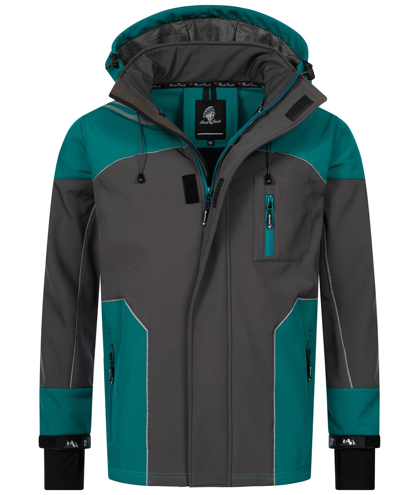 Rock Creek Softshelljacke Herren Softshelljacke Wanderjacke günstig online kaufen