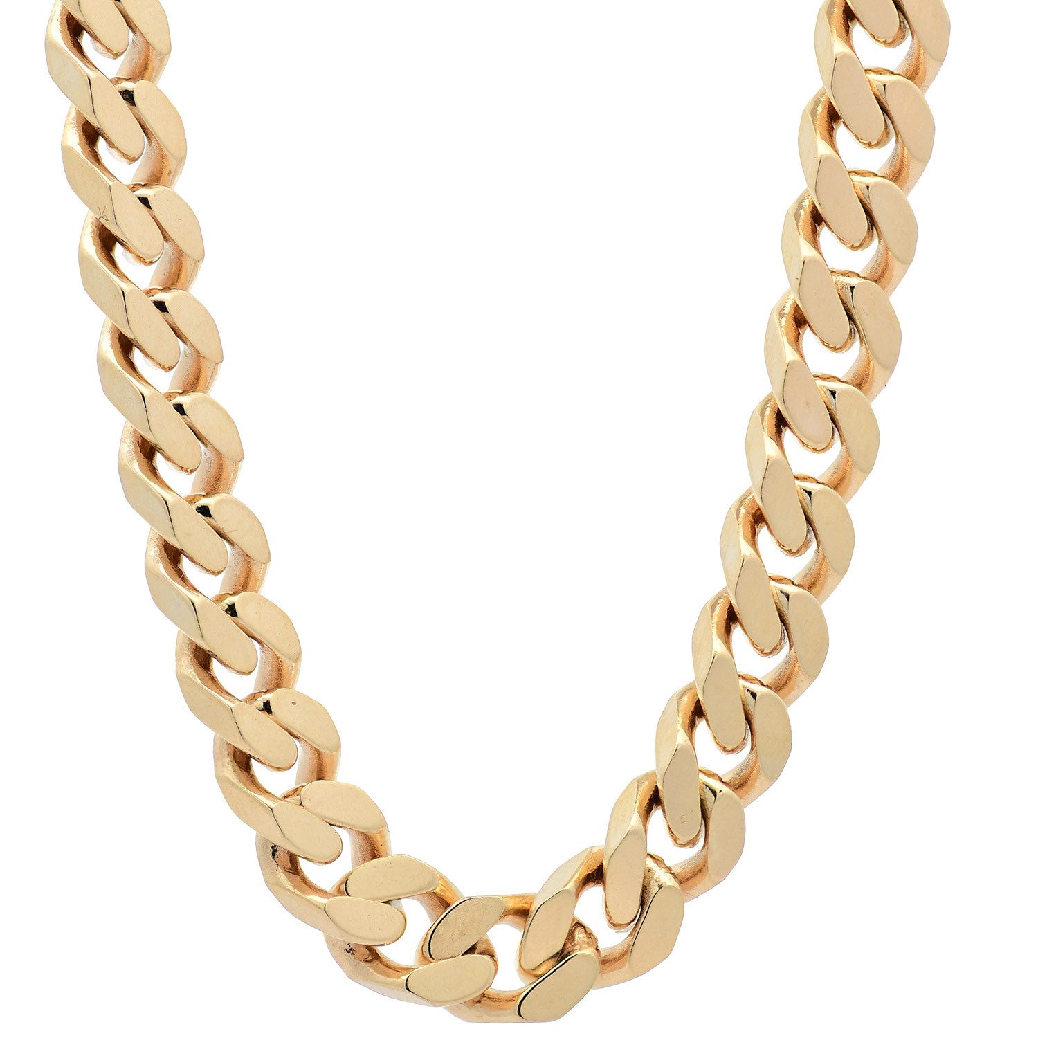 HOPLO Panzerkette Goldkette Panzerkette Länge 45cm - Breite 6,0mm - 750-18 günstig online kaufen