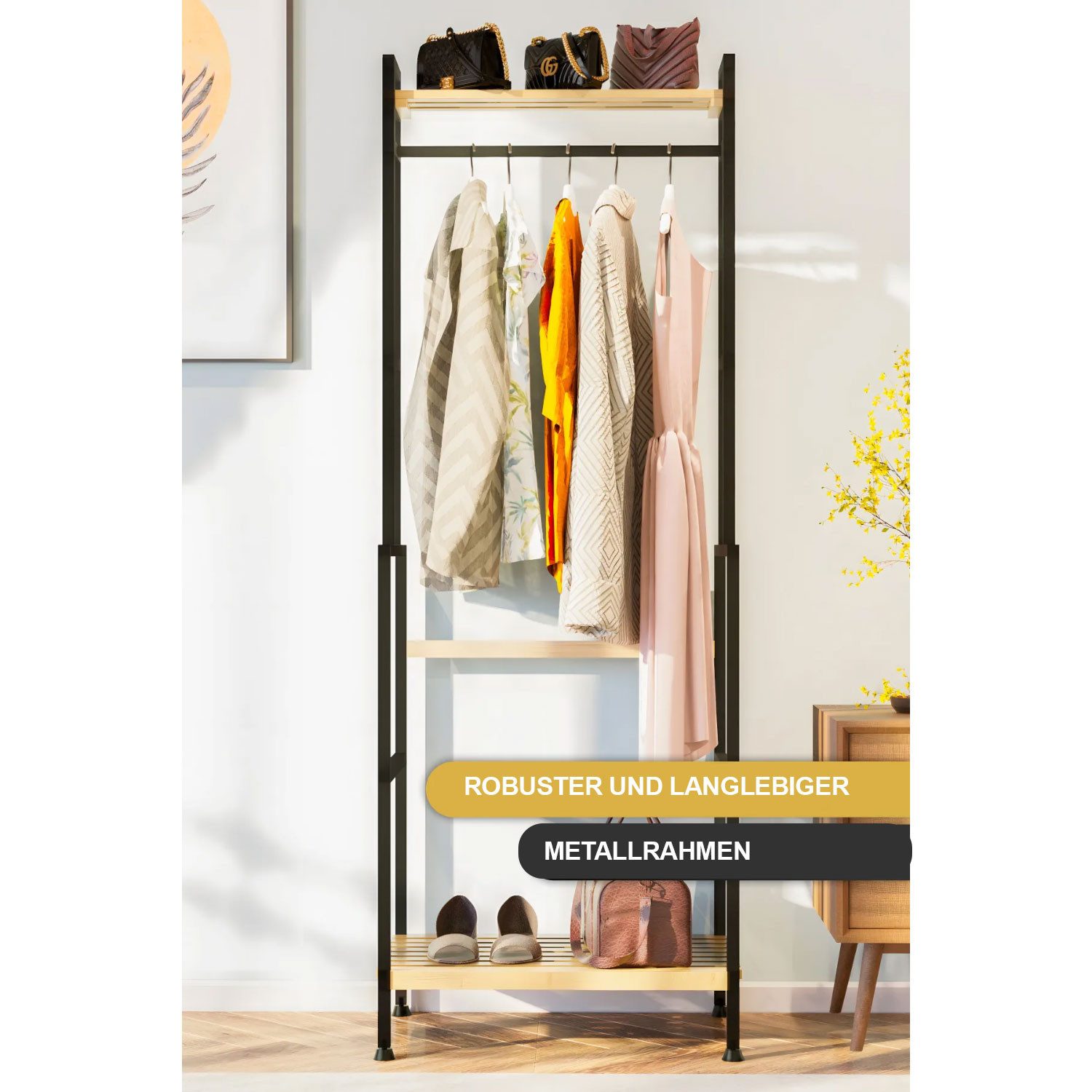 Jungengel Kleiderständer Zeitloser Garderobenständer Flurregal Regal Holz M günstig online kaufen