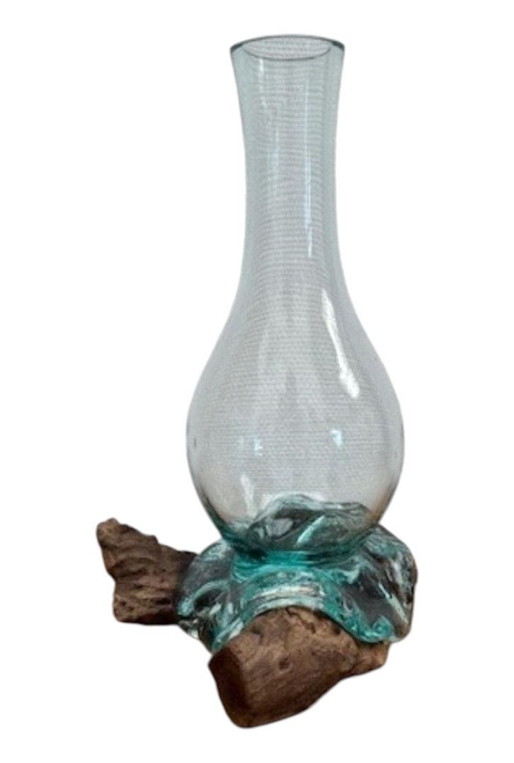 Main Möbel Dekovase Wurzel mit Glasvase Höhe 40cm "Knox"
