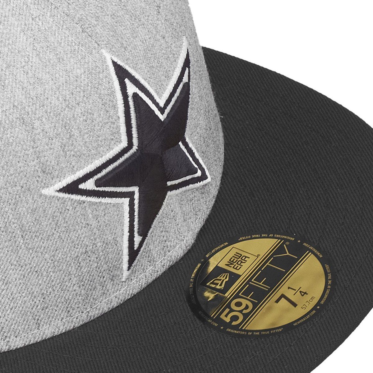 New Era Fitted Cap 59Fifty Dallas HEATHER Cowboys