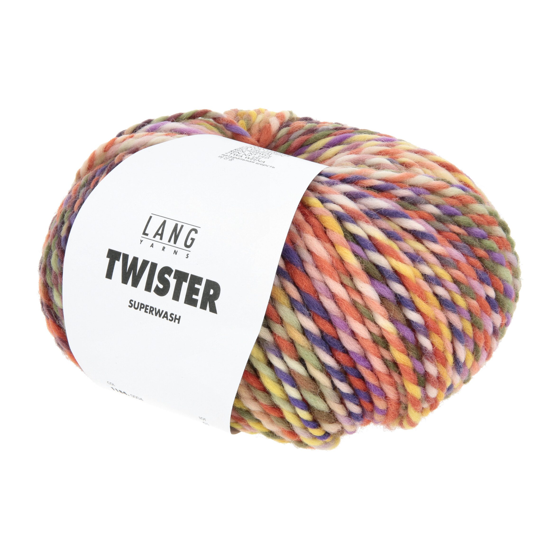 LANG YARNS Twister Häkelwolle, 100 m