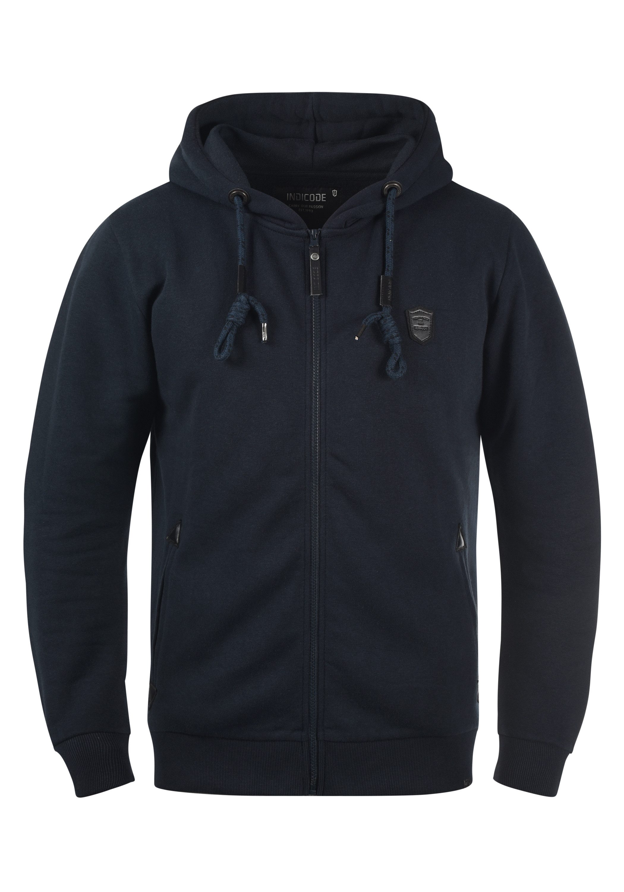 Indicode Kapuzensweatjacke IDBarnhill Sweatjacke mit Kapuze günstig online kaufen
