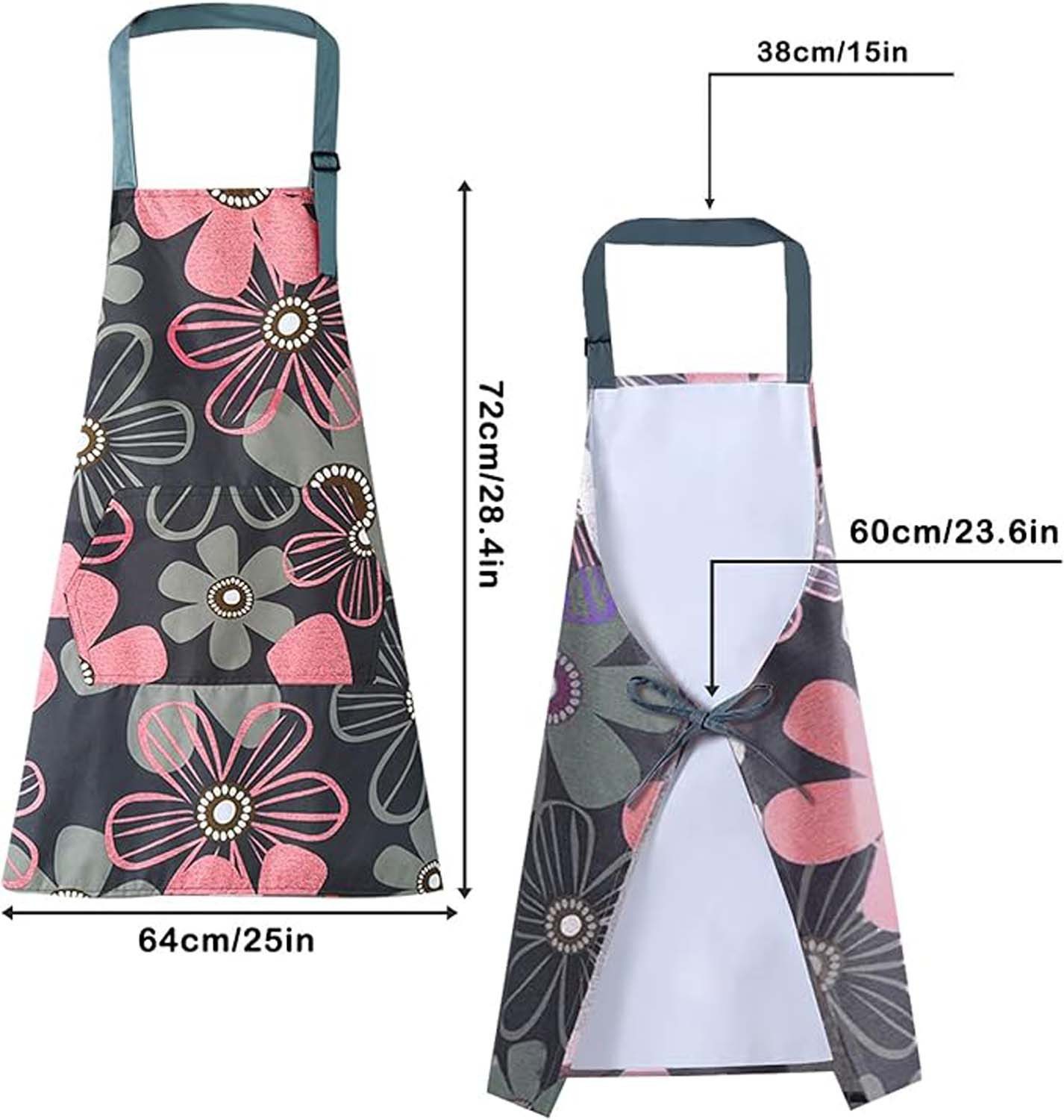 Kaket Kochschürze Küchenschürzen, verstellbare Schürze mit Tasche,wasserdic günstig online kaufen