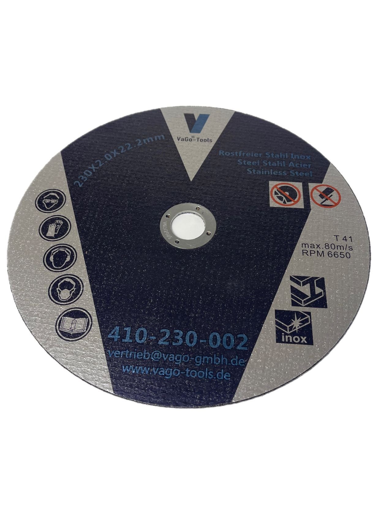 VaGo-Tools Trennscheiben Trennscheiben Flexscheiben 2,0mm mm 115 100 Stück, x Ø 230mm