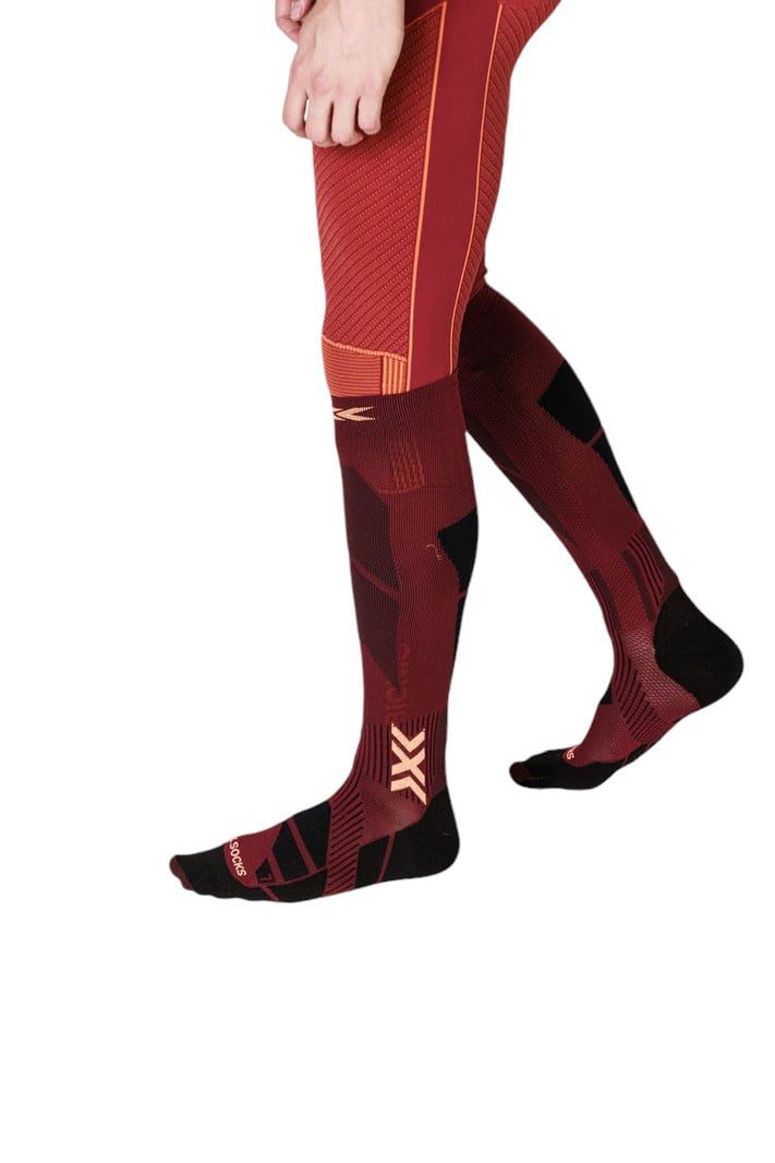 X-Socks Skisocken Ski Perform OTC dunkelrot Herren - 1 Paar