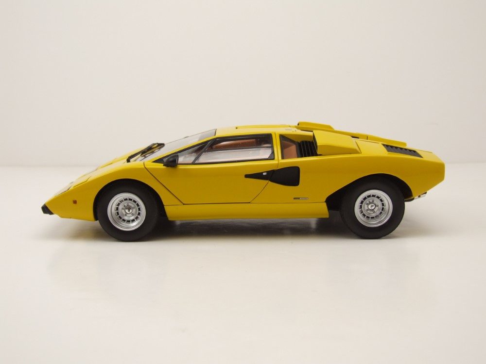 Kyosho Modellauto Lamborghini Countach LP 400 1974 gelb, Maßstab 1:18