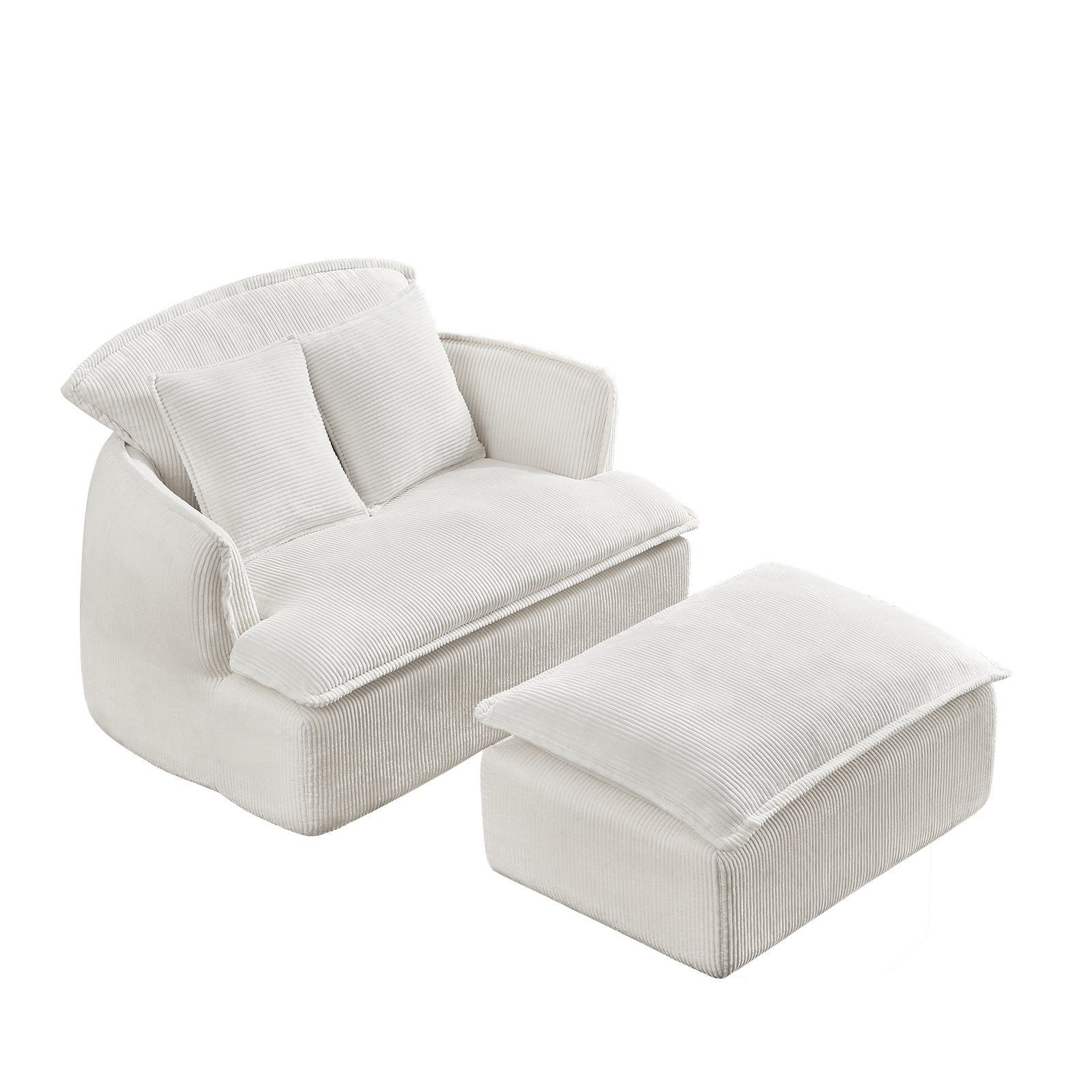 STILVORA Sitzsack Relaxsessel Cord Lazy sofa günstig online kaufen