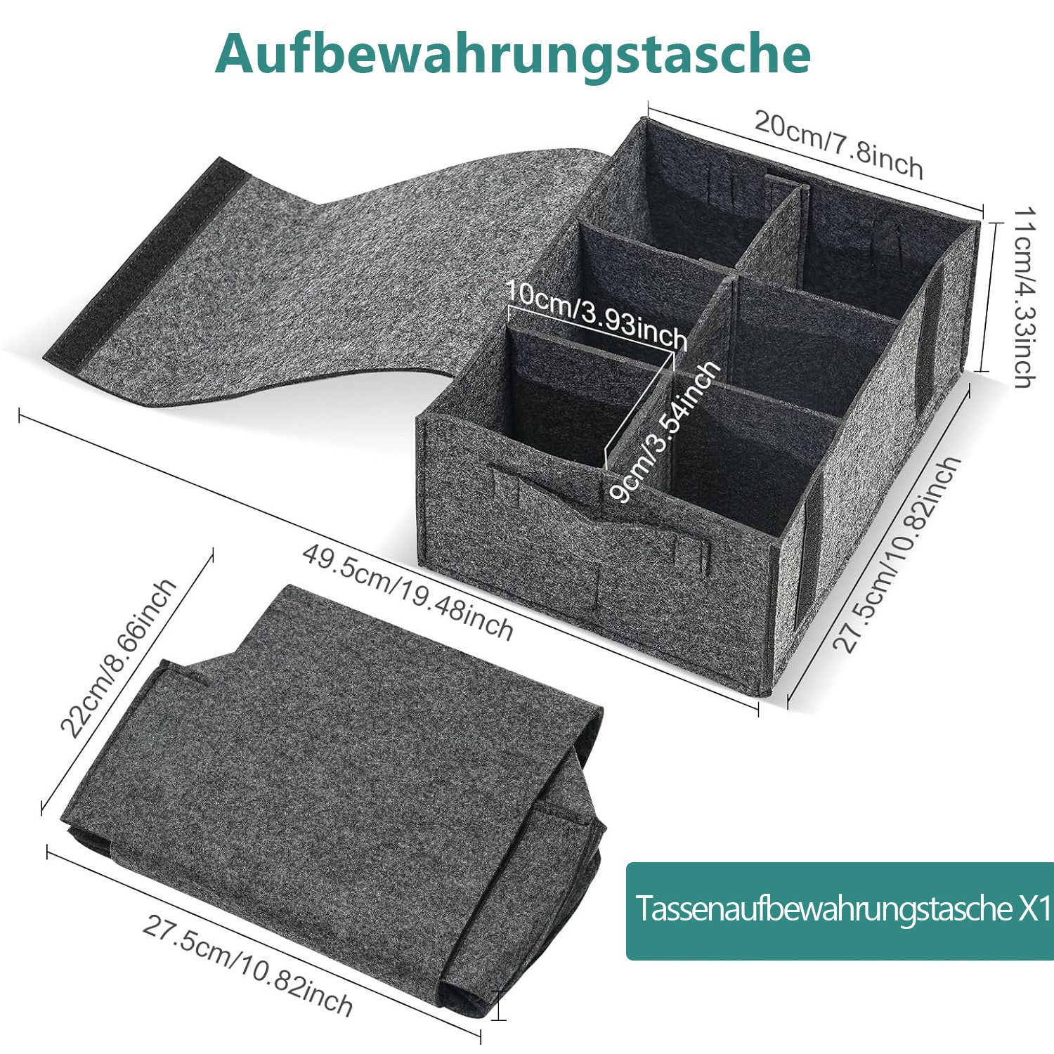 SURFOU Picknicktasche Tellerhalter 2er Wohnmobil Geschirrhalter günstig online kaufen