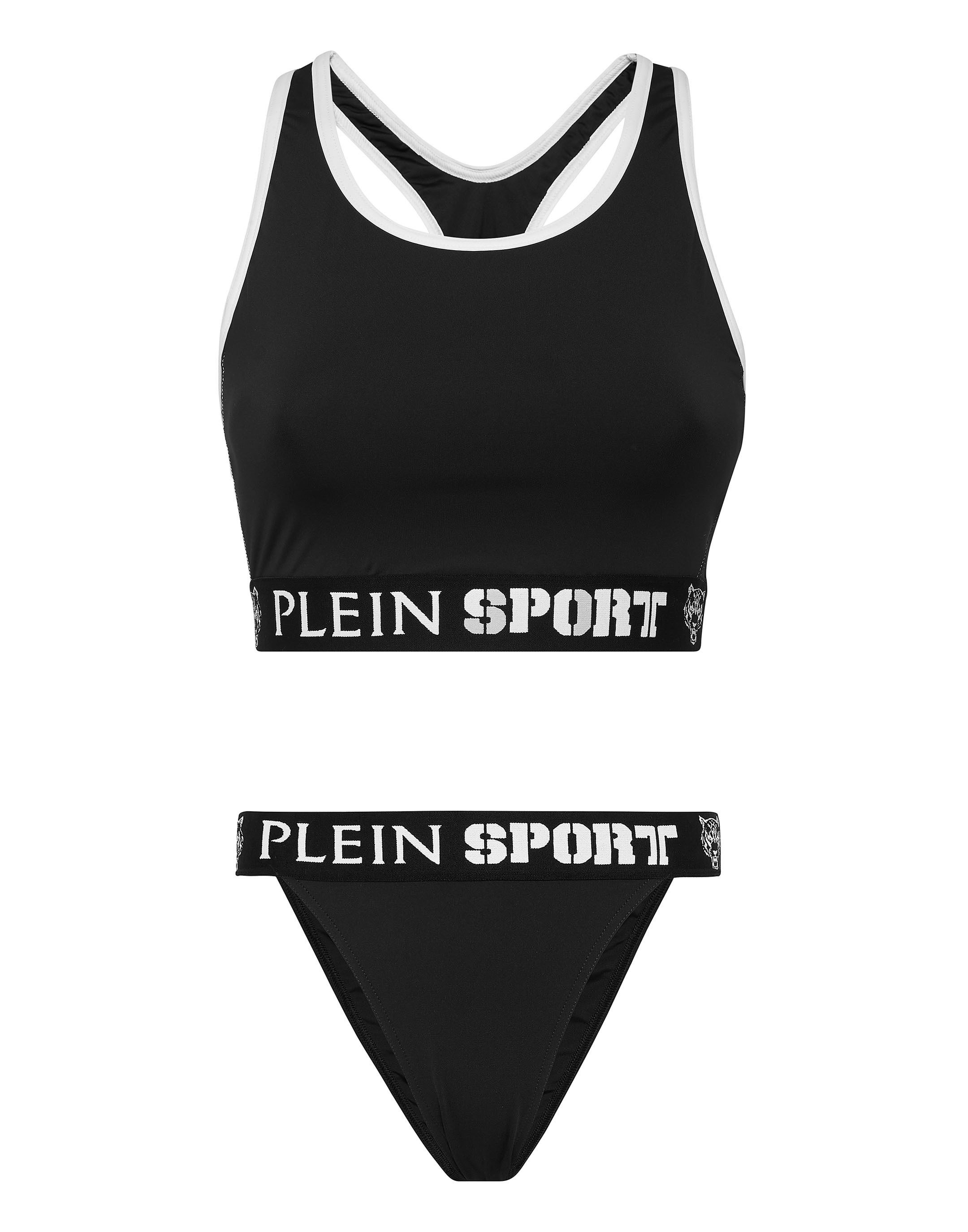 PLEIN SPORT Triangel-Bikini Tiger