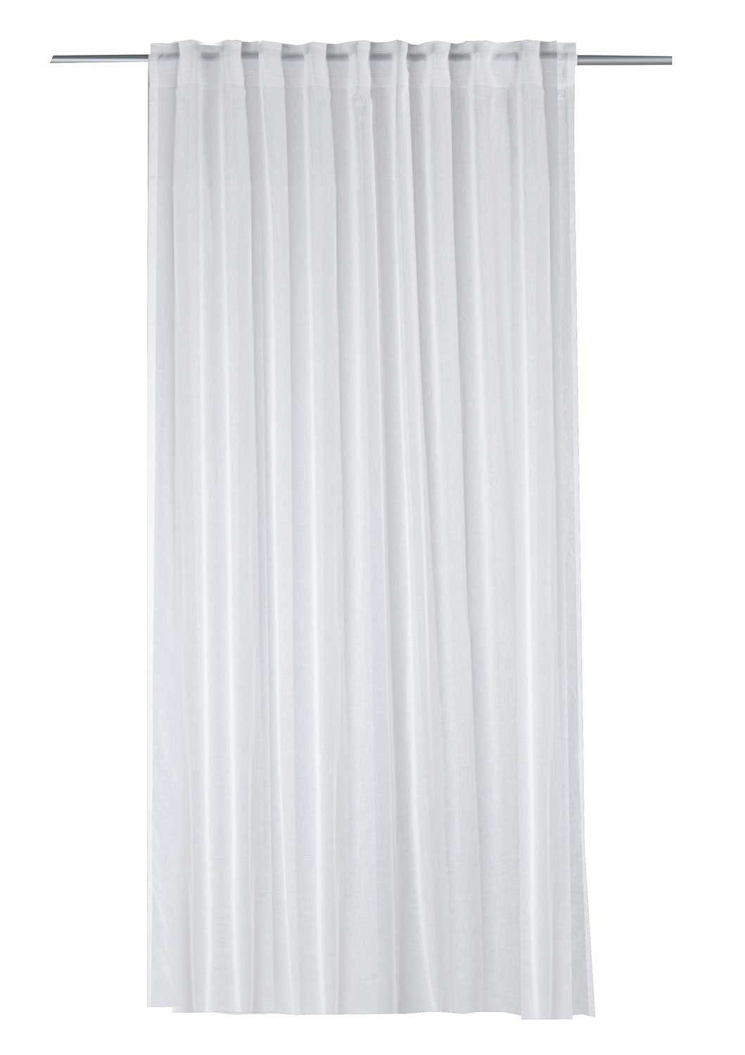 Gözze Vorhang Verdeckter Schlaufenschal PERU, 140 x 245 cm, verdeckte Schlaufen, halbtransparent