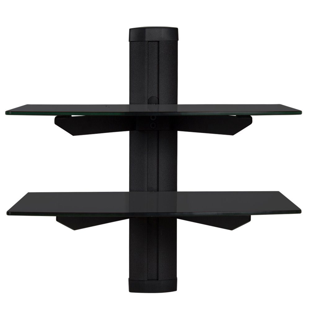 tectake Wandregal Hängeregal mit 2 Ablagen für DVD-Player und Receiver, 45x günstig online kaufen