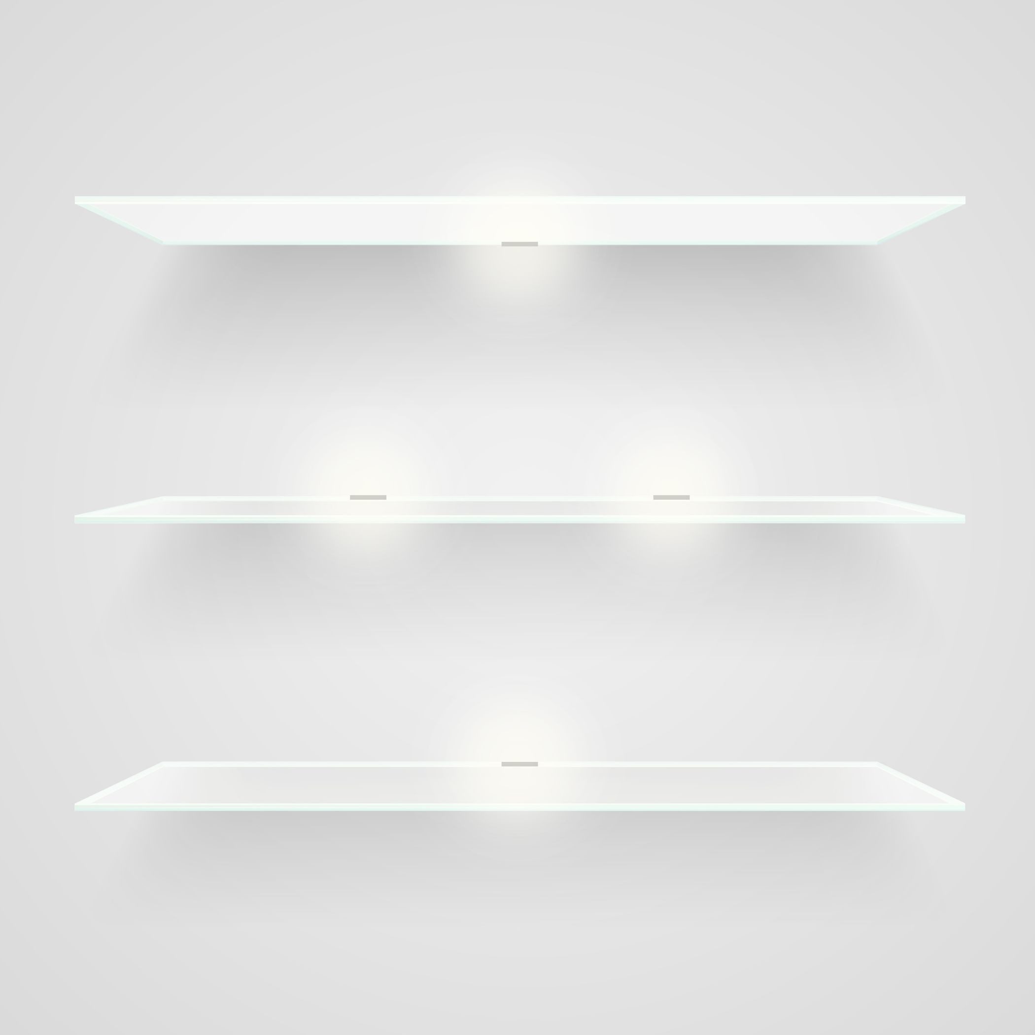 SEBSON Aufbauleuchte LED Vitrinenbeleuchtung 6er Set 12V - Glaskantenbeleuchtung warmweiß – Bild 5 von 5