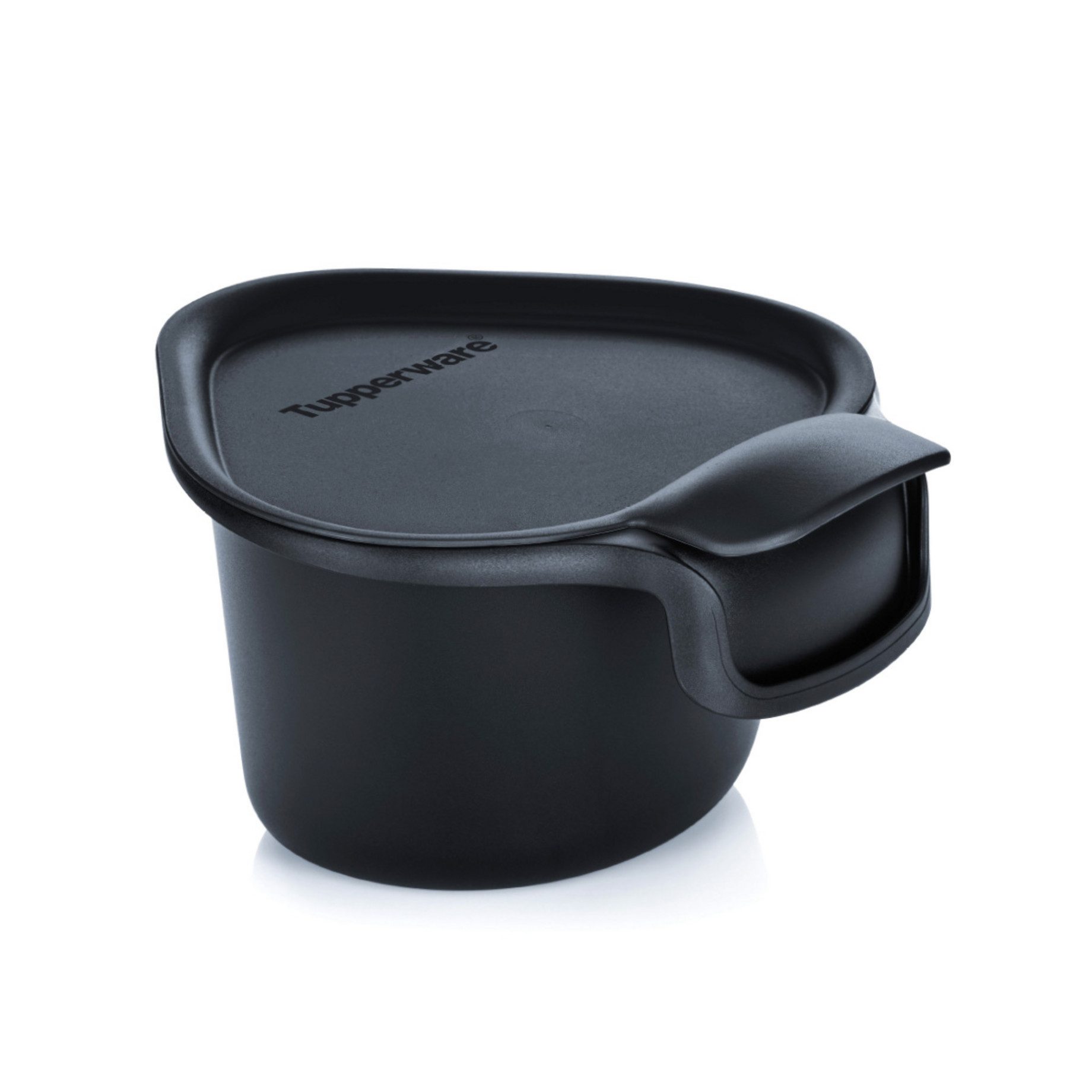 TUPPERWARE Vorratsdose Tupperware Küchenhelfer Adretto Tischmüll 2,5 L schwarz