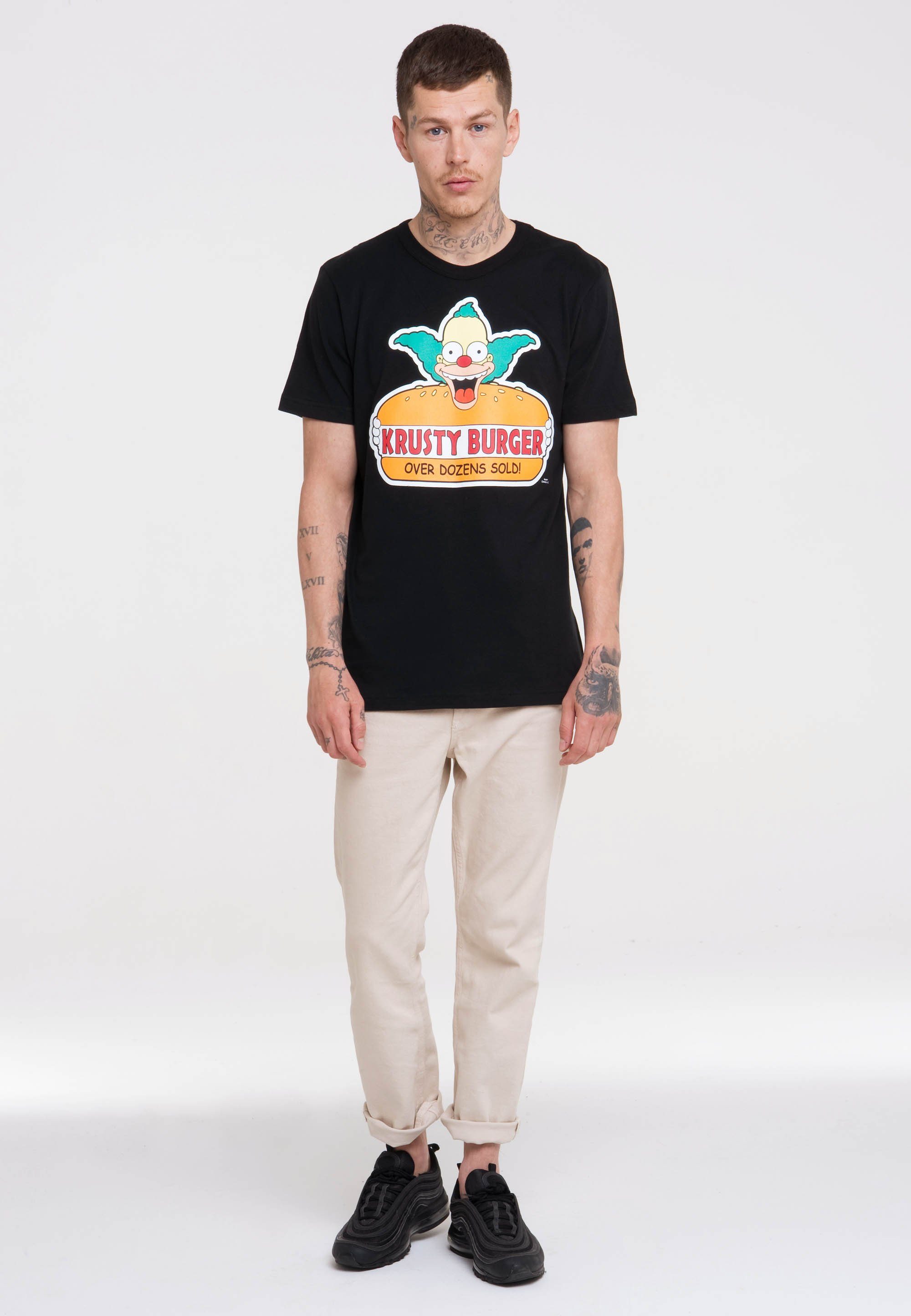 LOGOSHIRT T-Shirt Simpsons - Krusty Burger günstig online kaufen
