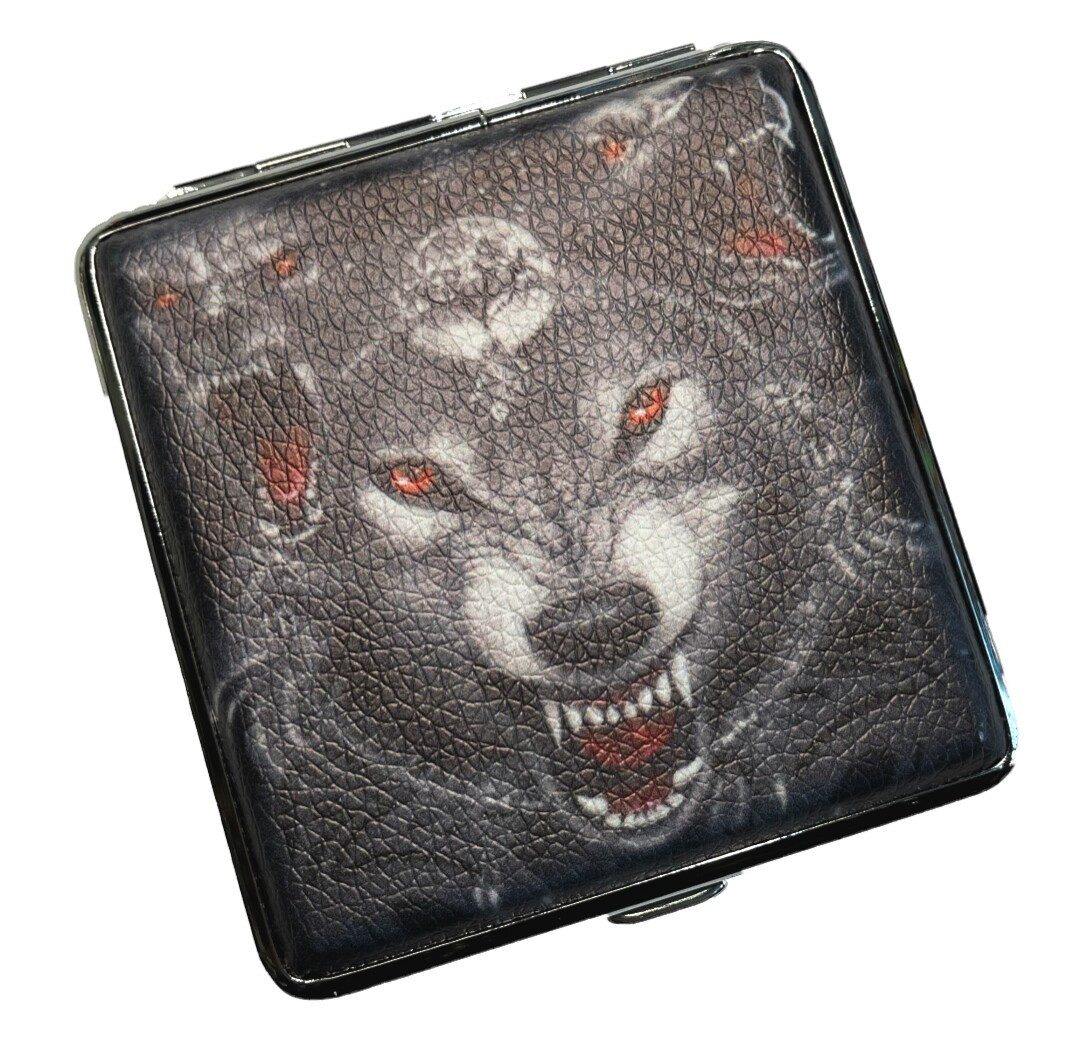 Westernlifestyle Aufbewahrungsbox Zigarettenetui Wolf Adler günstig online kaufen