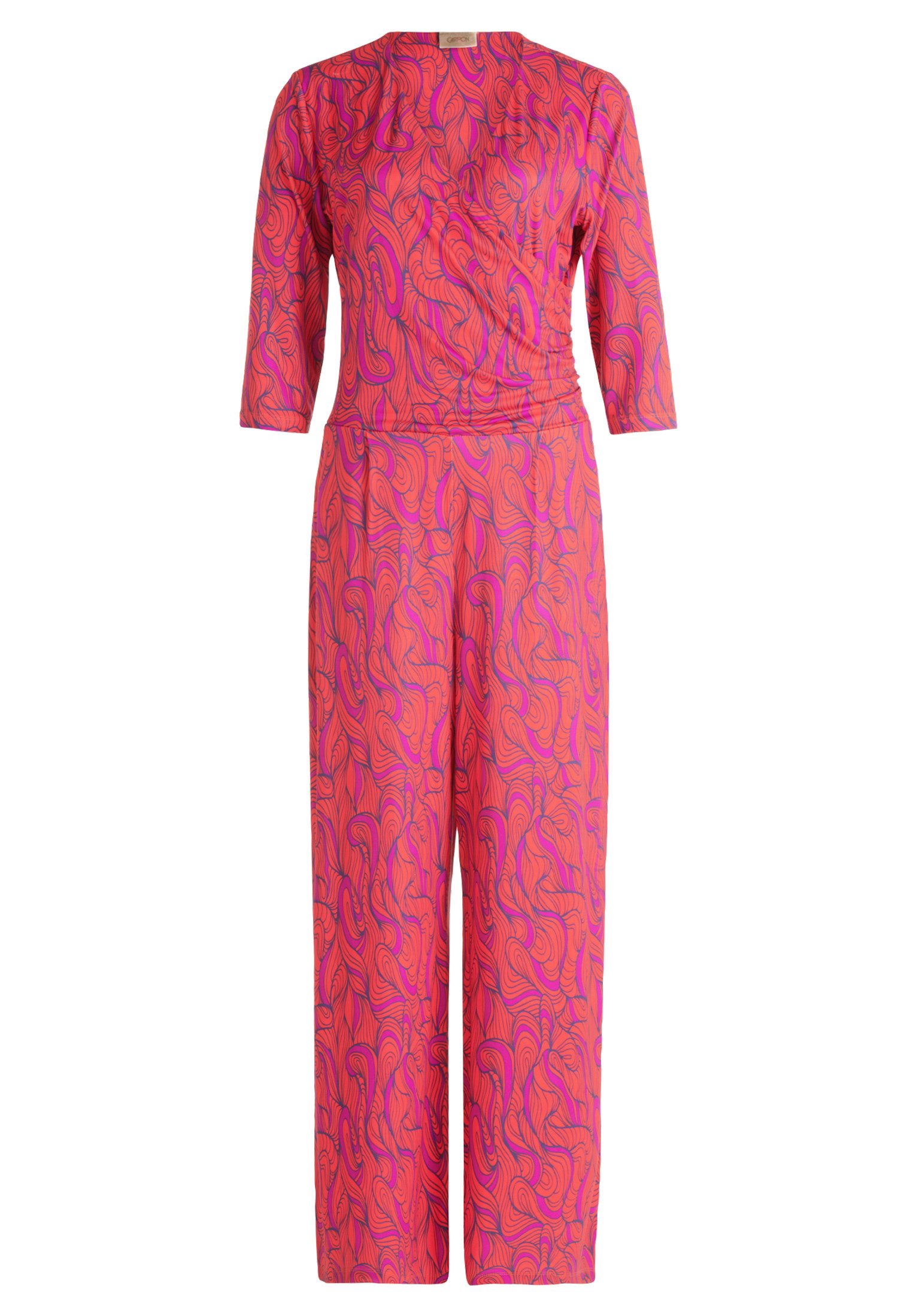 Cartoon Overall Damen Jumpsuit mit weitem Bein (1-tlg) Design günstig online kaufen