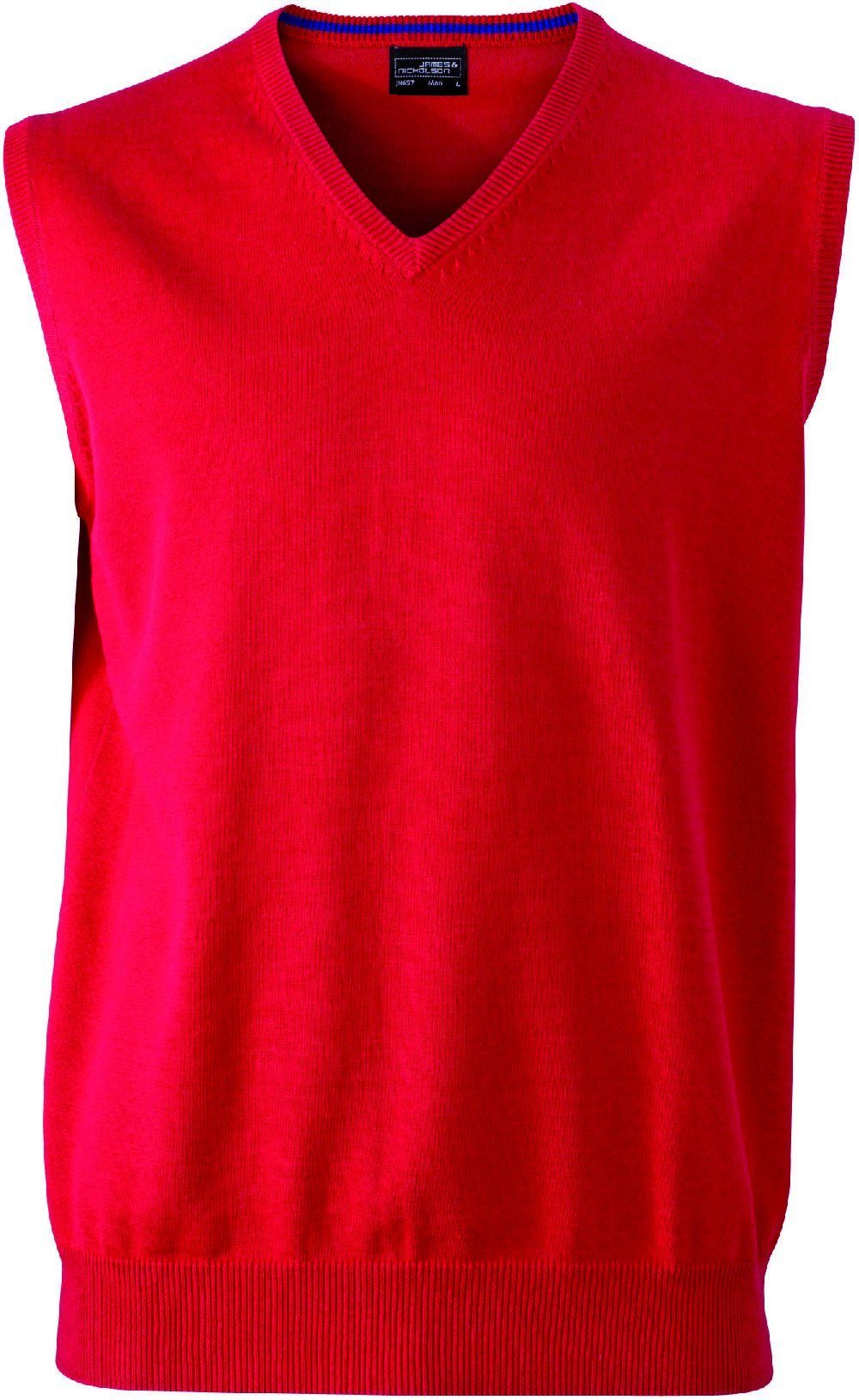 DAIBER James & Nicholson Pullunder JN 657 Herren V-Neck Pullunder Leichte Strickqualität