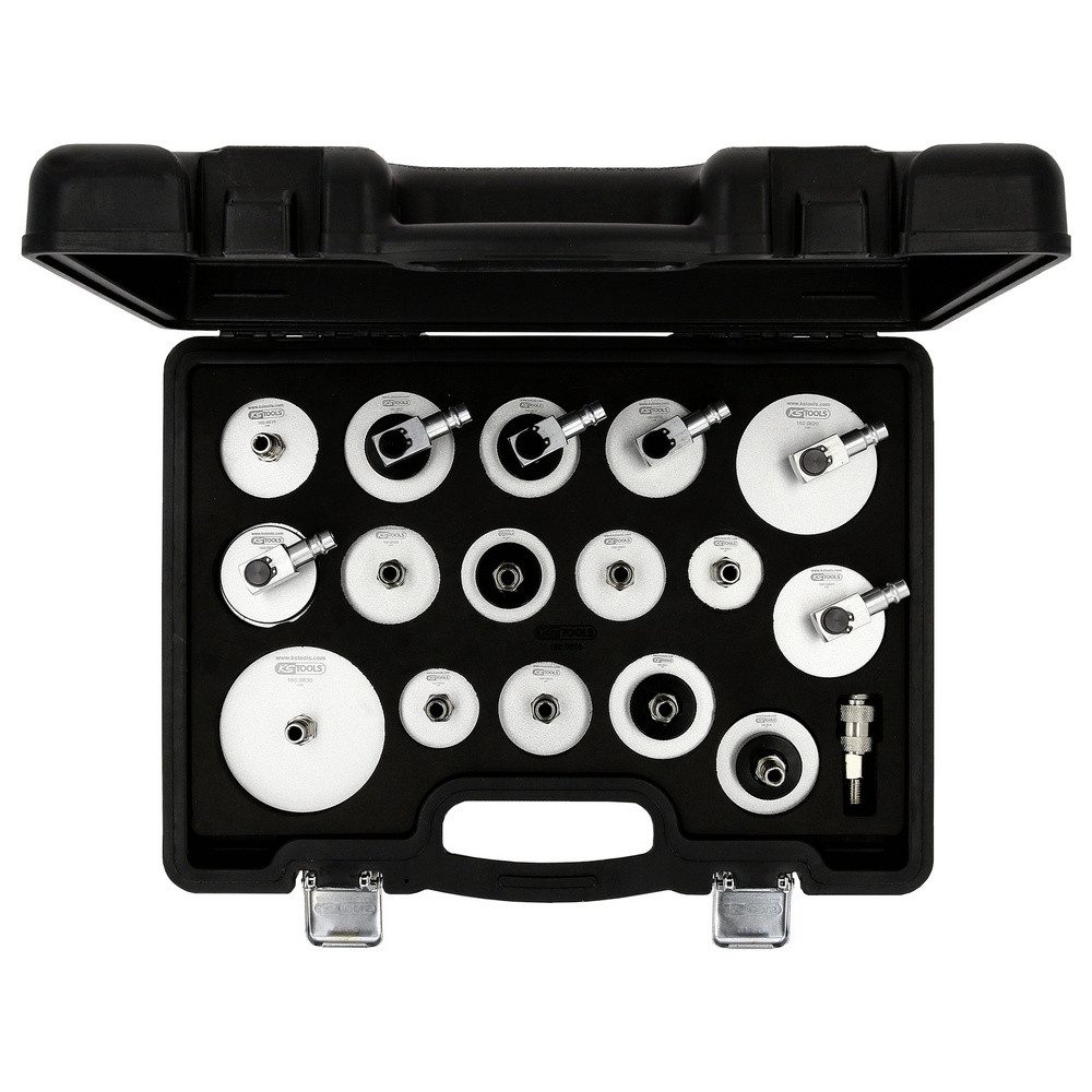 KS Tools Bremsscheiben-Richtwerkzeug KS Tools 160.0815 Universal-Entlüfterstutzen-Adapter-Satz zur Bremsene