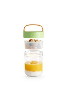 LEKUE Lunchbox Jar to go400 ml, rosa, Tritan